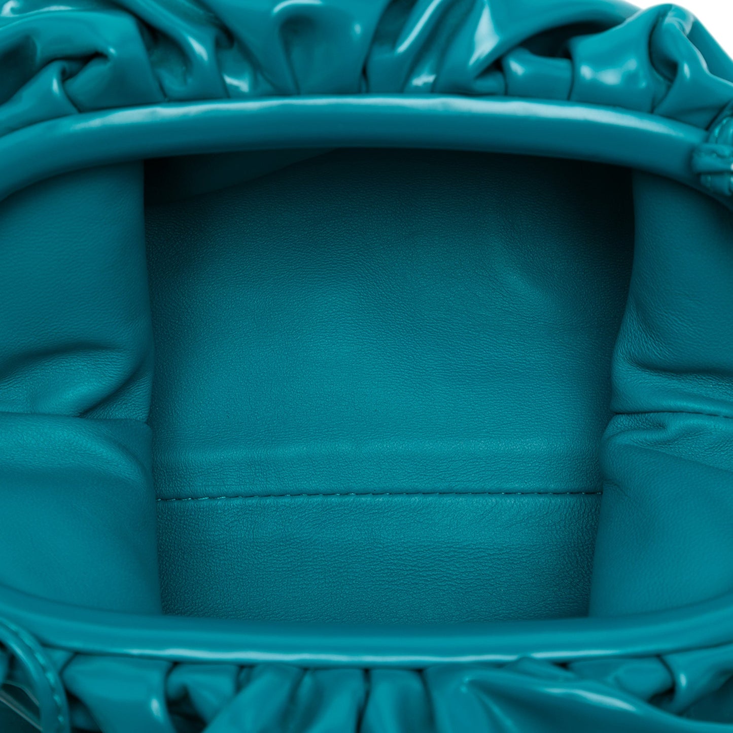 Bottega Veneta Patent Beaded Strap The Mini Pouch Crossbody