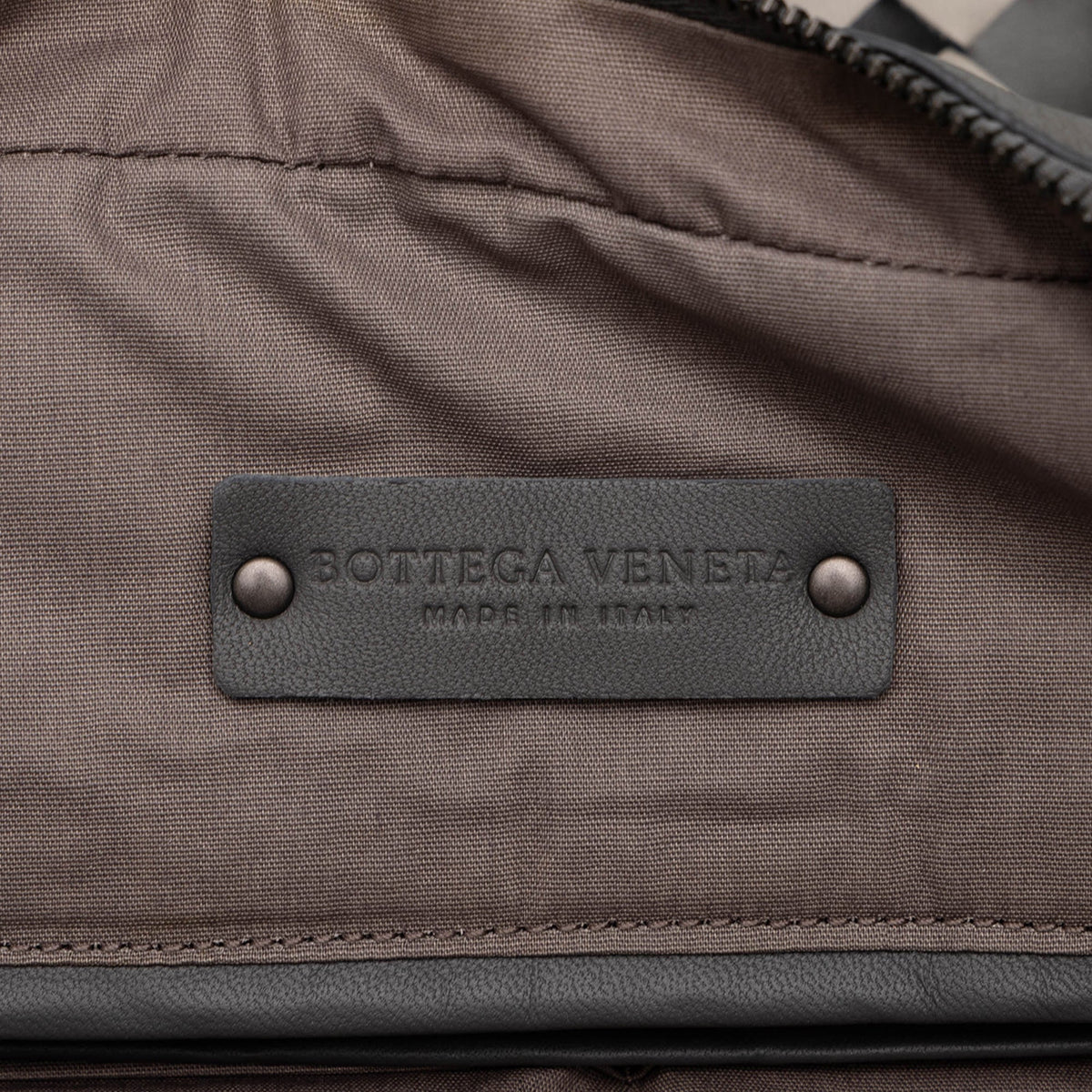 Bottega Veneta Intrecciato Trimmed Leather Briefcase — Gray