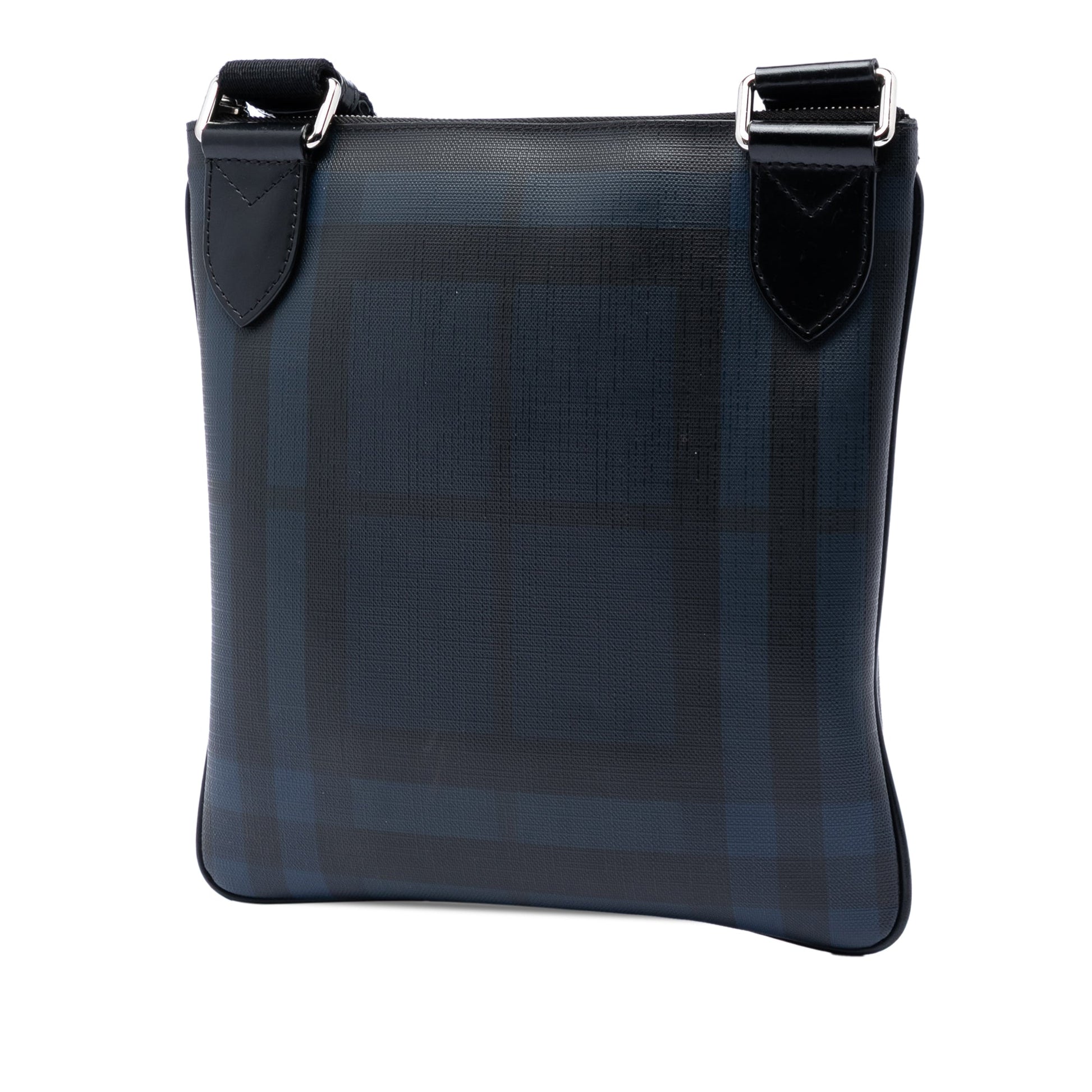 Burberry Smoke Check Coated Canvas Beckley Crossbody