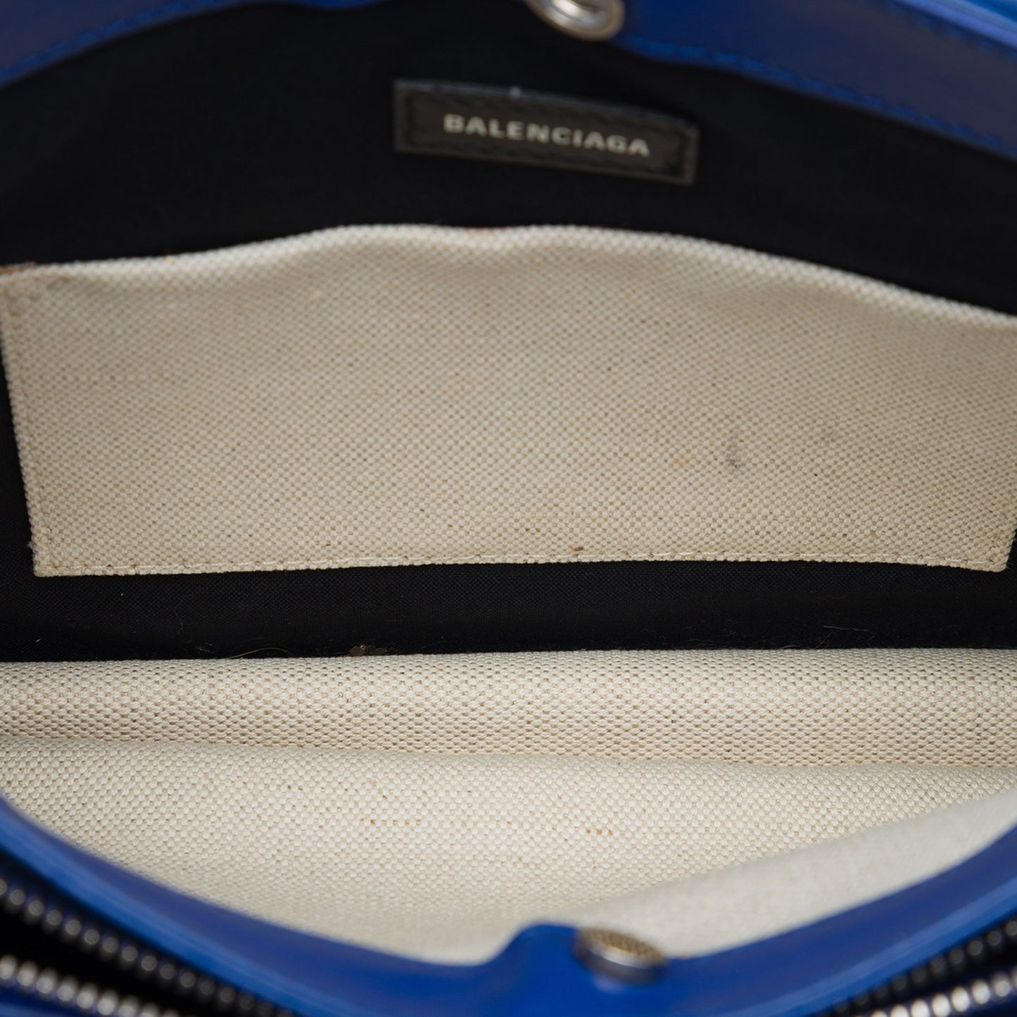 Balenciaga Canvas Navy Pochette Crossbody