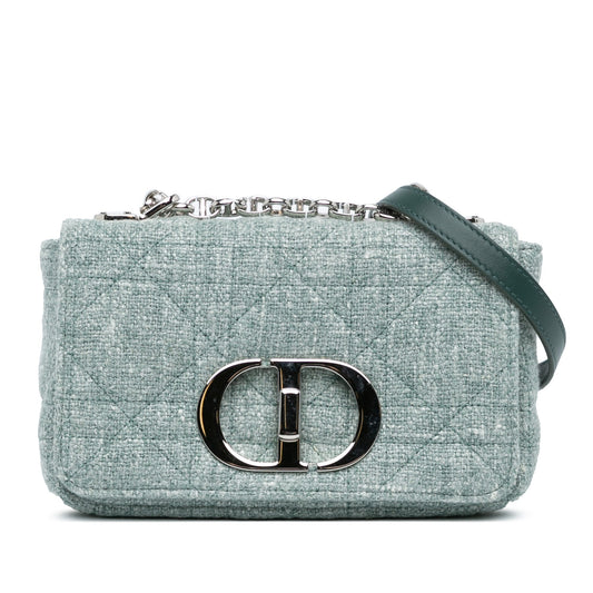 Dior Small Tweed Macrocannage Caro Bag