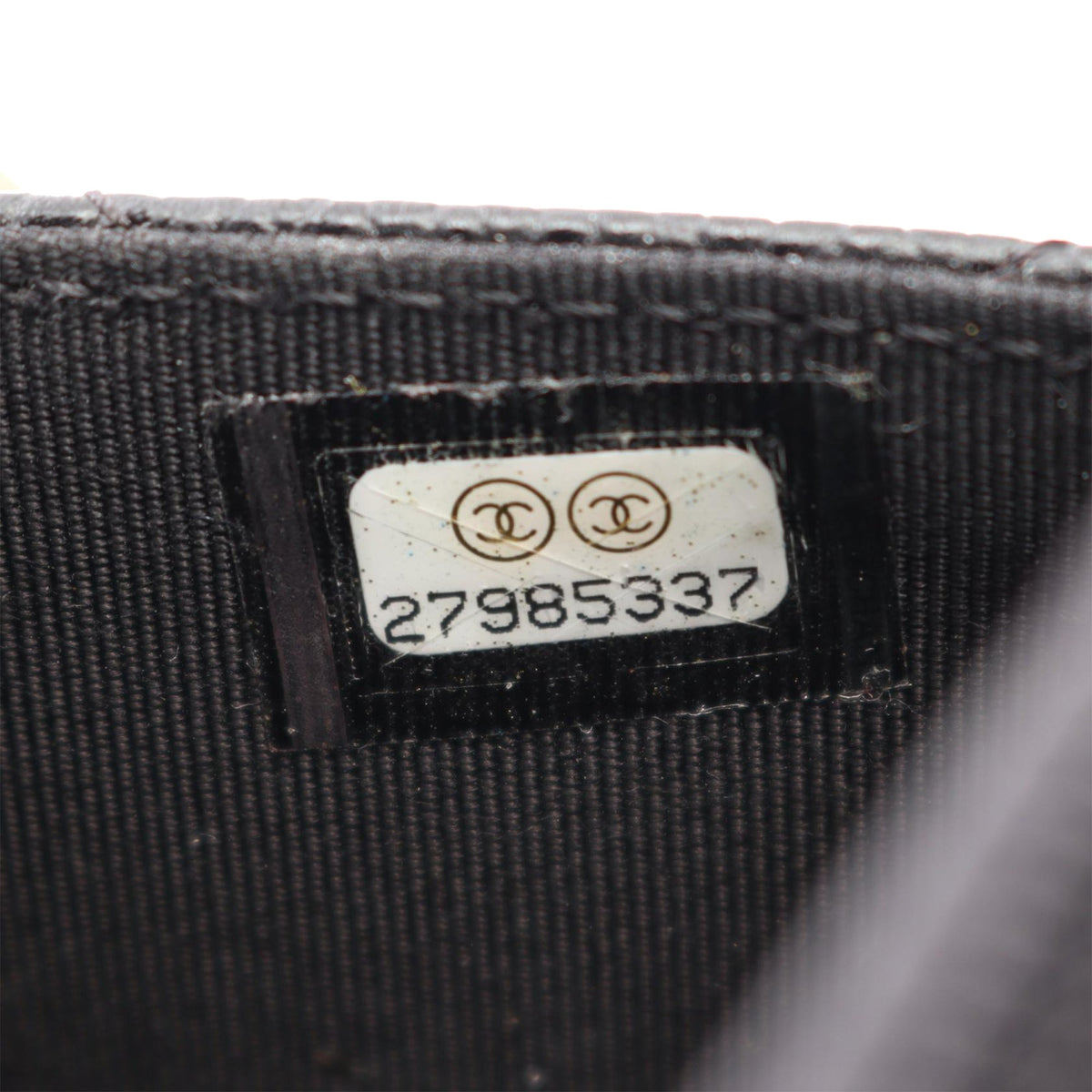 Chanel CC Quilted Caviar Wallet on Chain