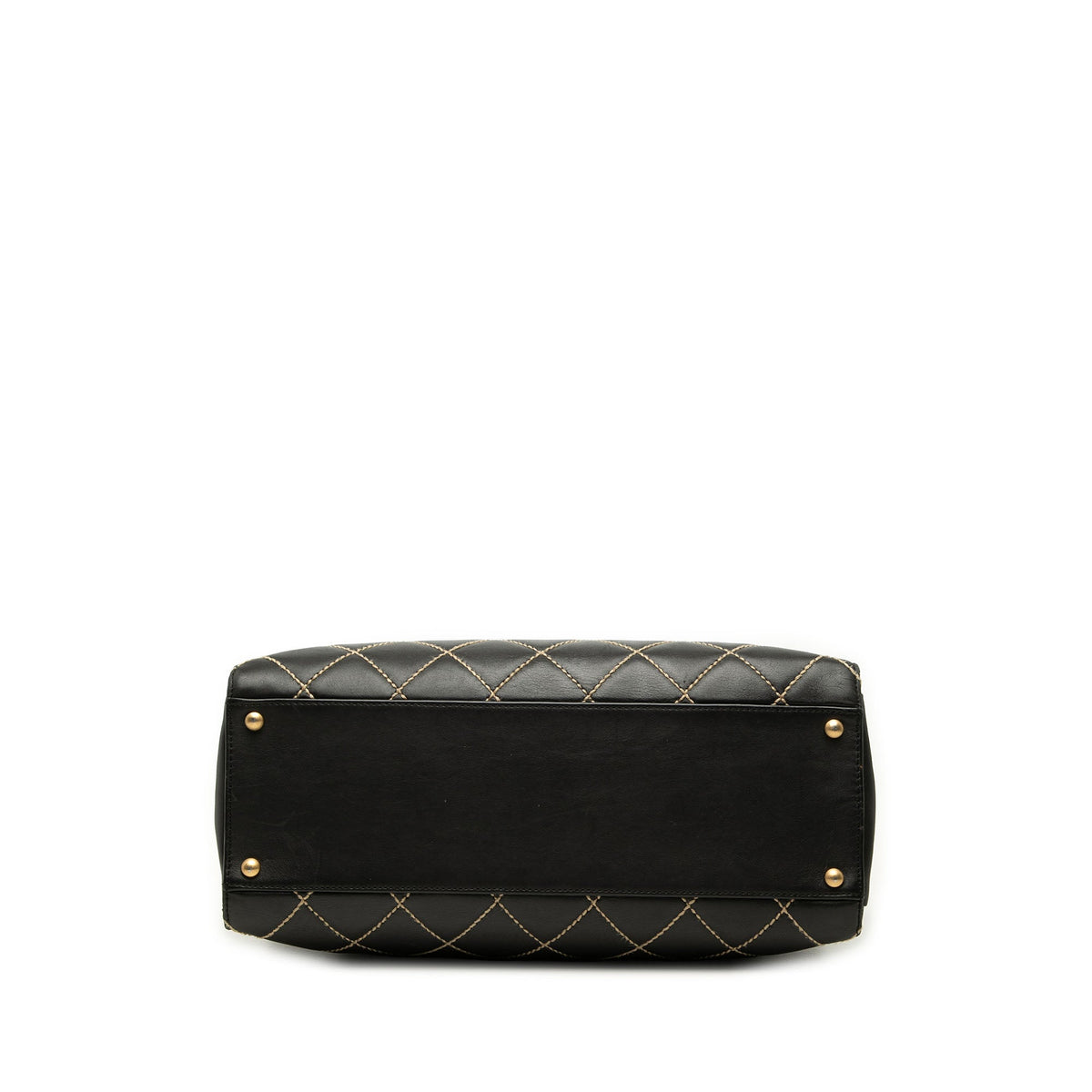Chanel Medium CC Quilted Calfskin Wild Stitch Tote