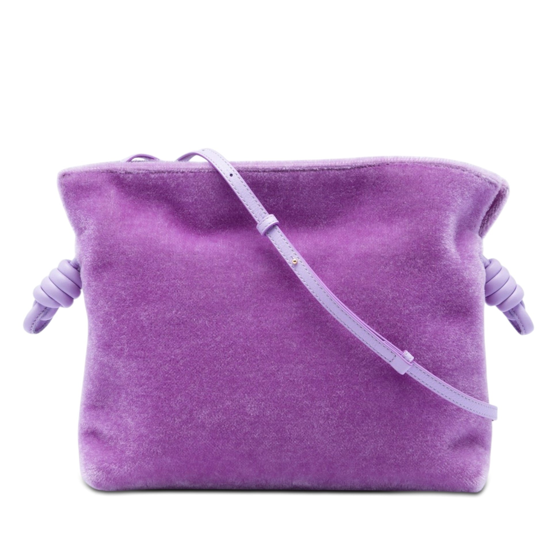 LOEWE Medium Mohair Flamenco Knot Clutch