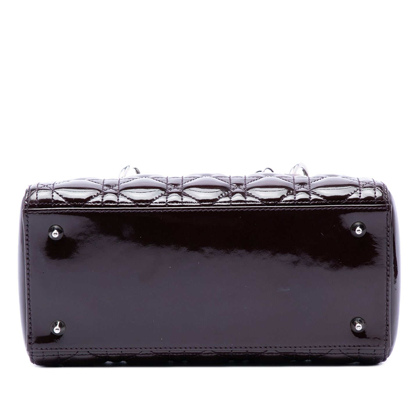 Dior Medium Patent Cannage Lady Dior