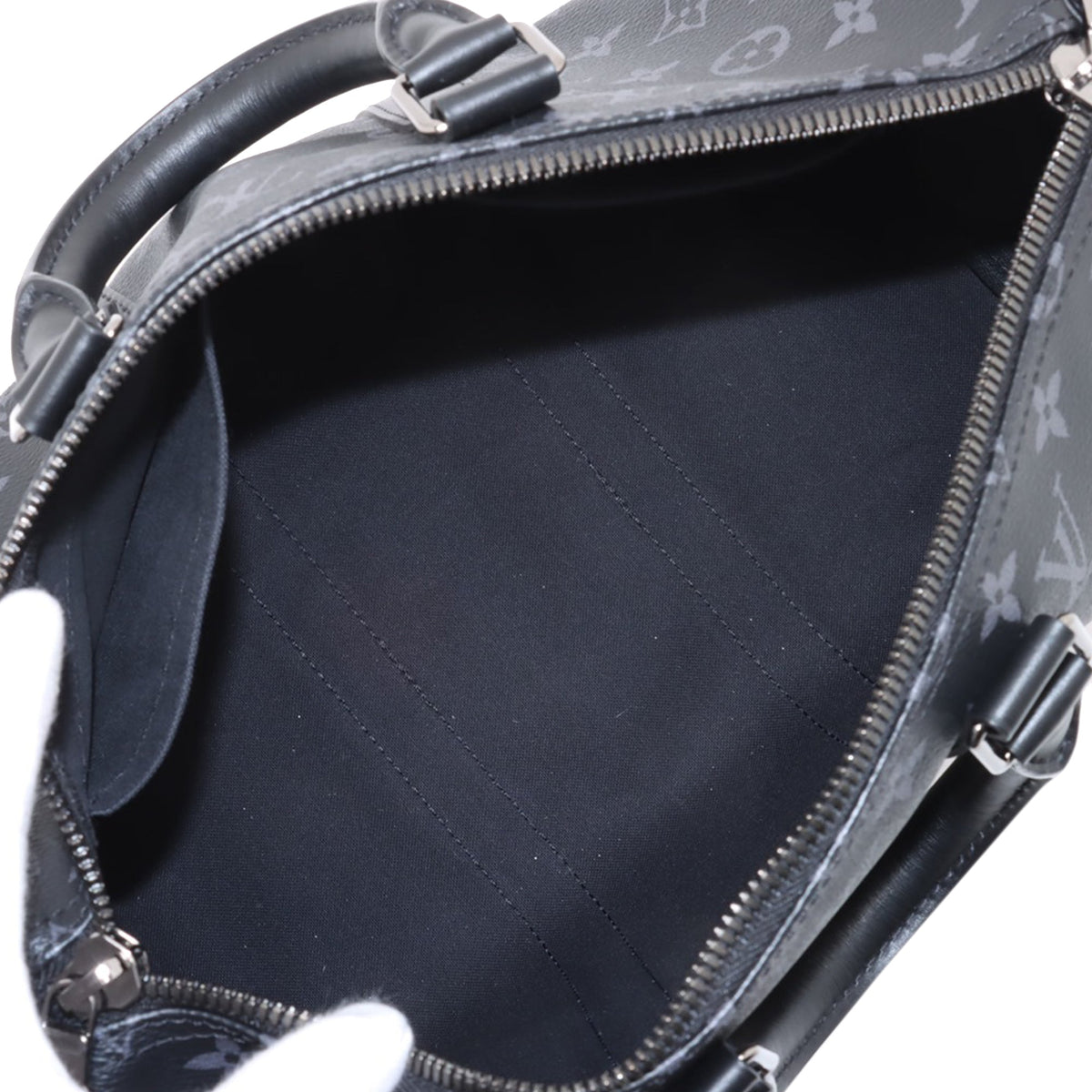 Louis Vuitton Monogram Eclipse Keepall Bandouliere 35