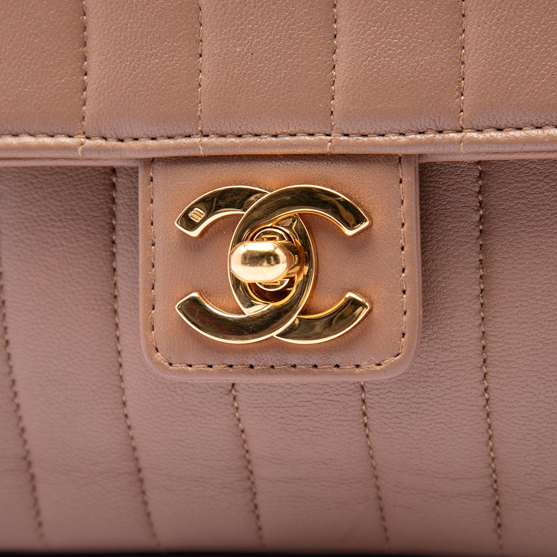 Chanel Medium Vertical Quilted Lambskin Single Flap