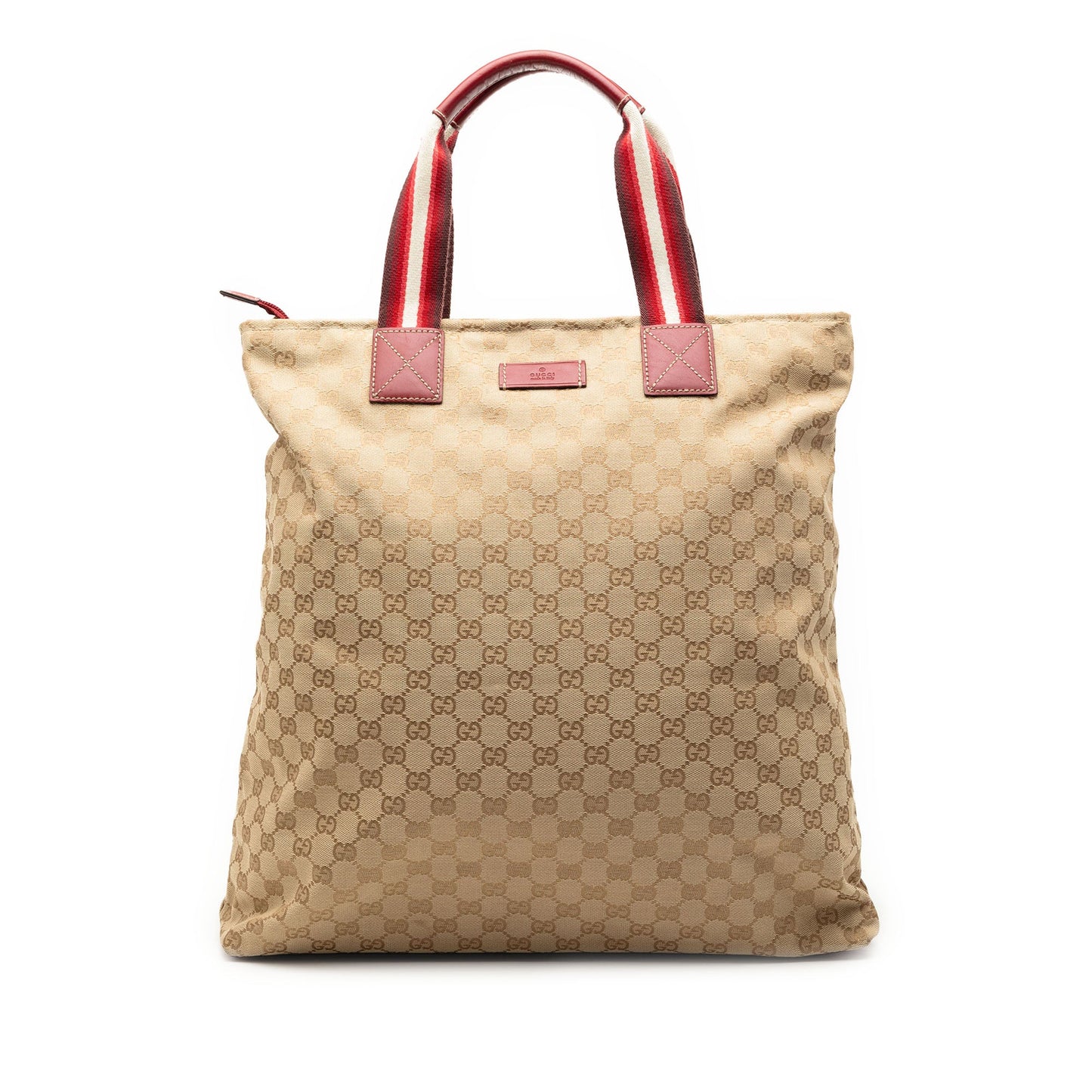 Gucci GG Canvas Web Vertical Tote