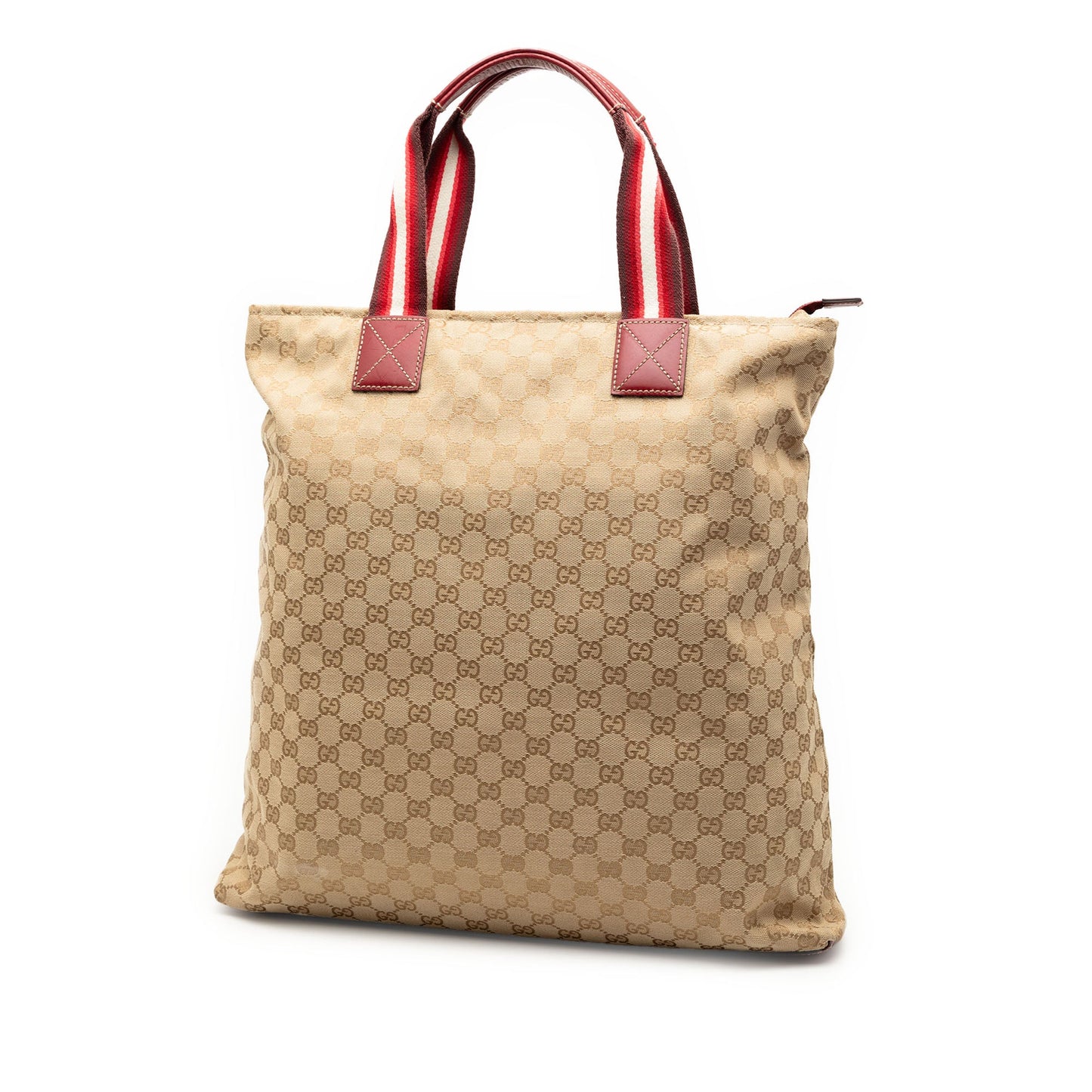 Gucci GG Canvas Web Vertical Tote