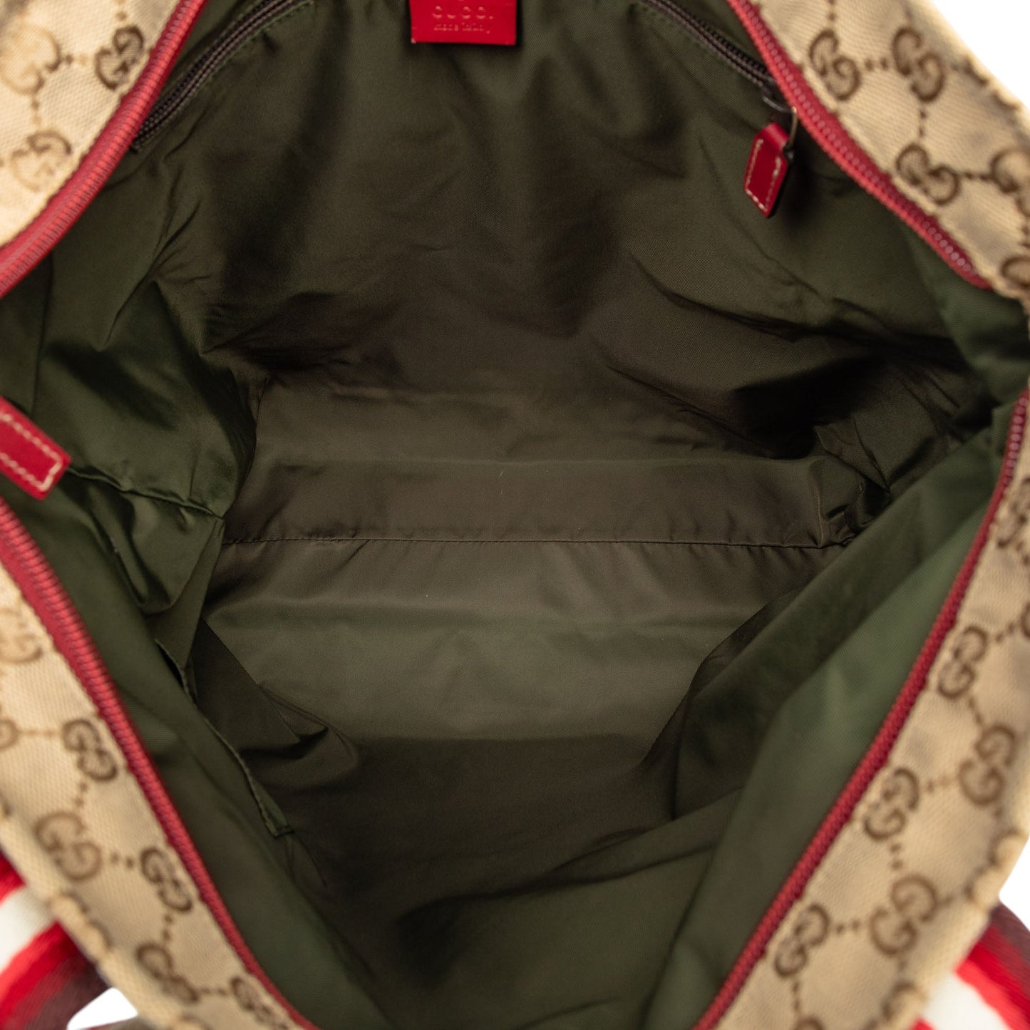 Gucci GG Canvas Web Vertical Tote