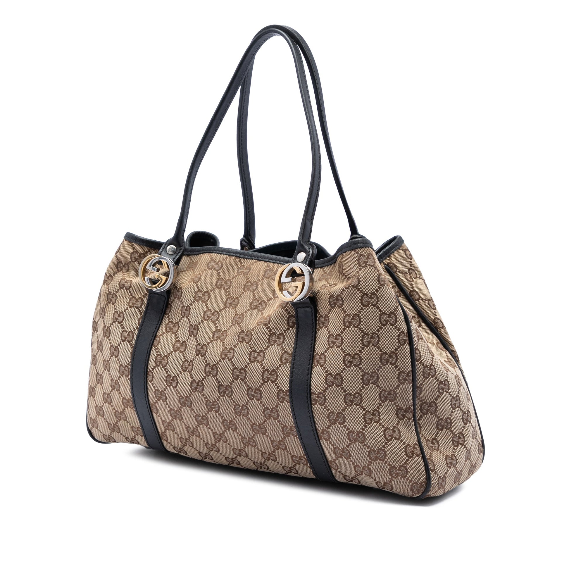 Gucci GG Canvas Twins Tote