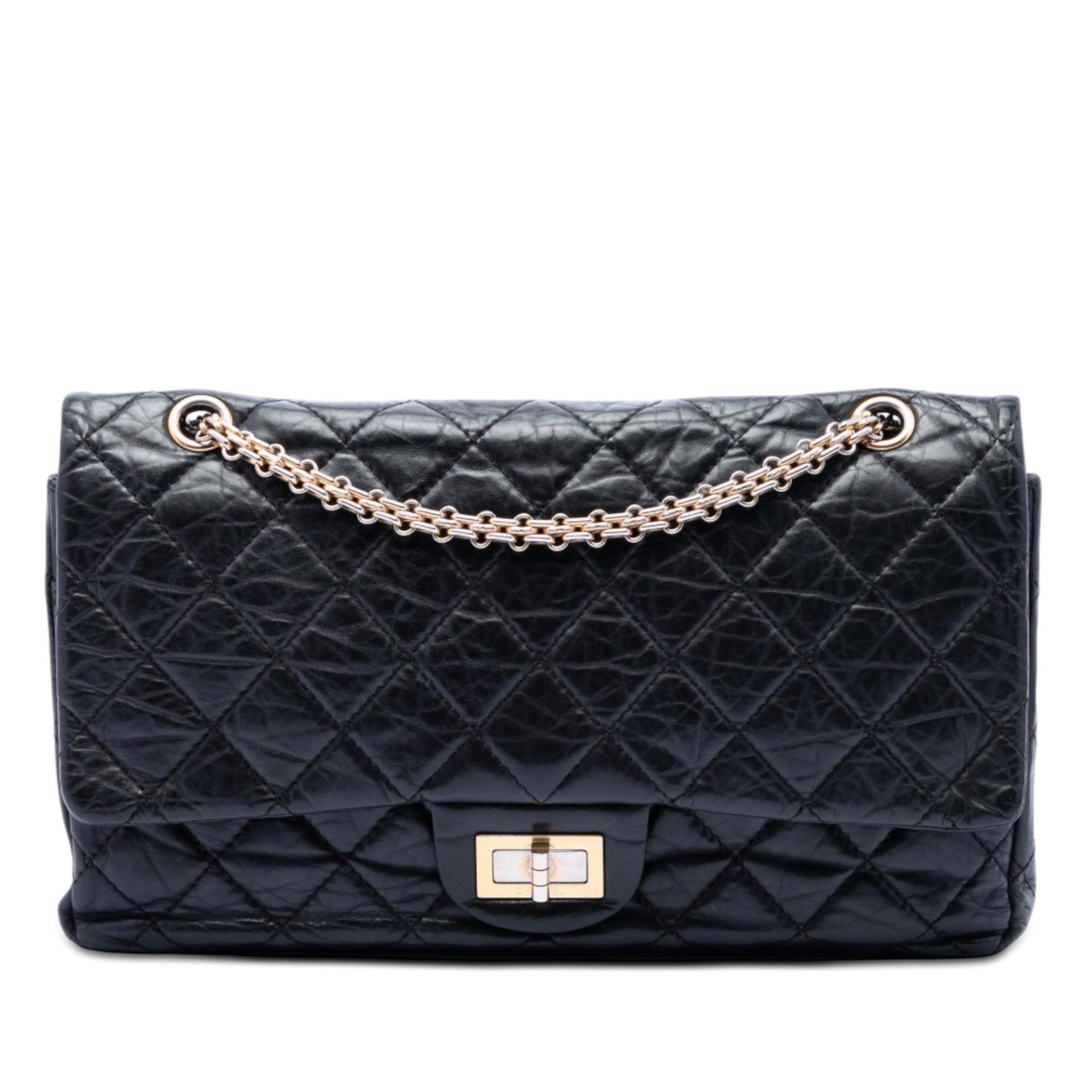 Chanel Quilted Aged Calfskin Reissue 2.55 Double Flap 227