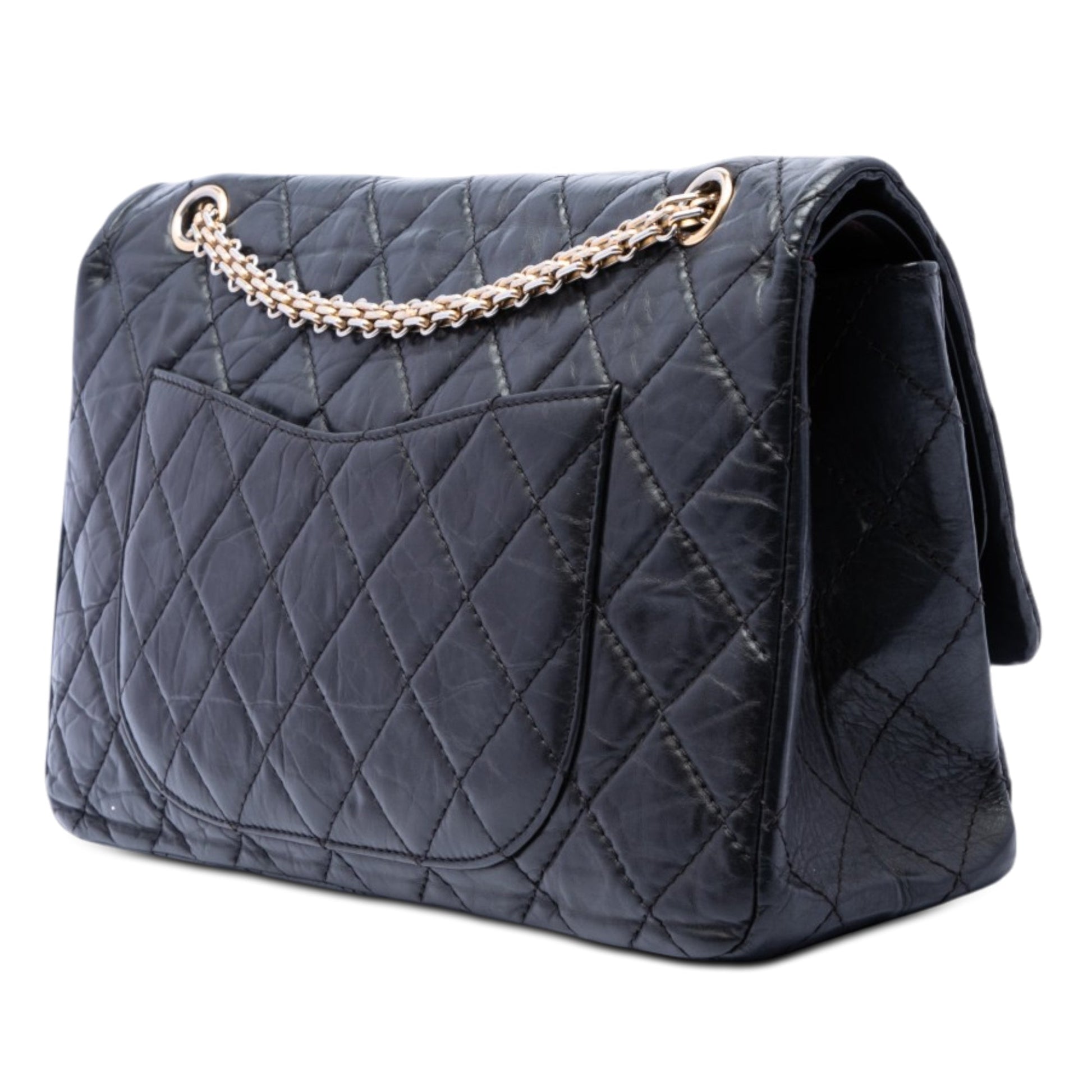 Chanel Quilted Aged Calfskin Reissue 2.55 Double Flap 227