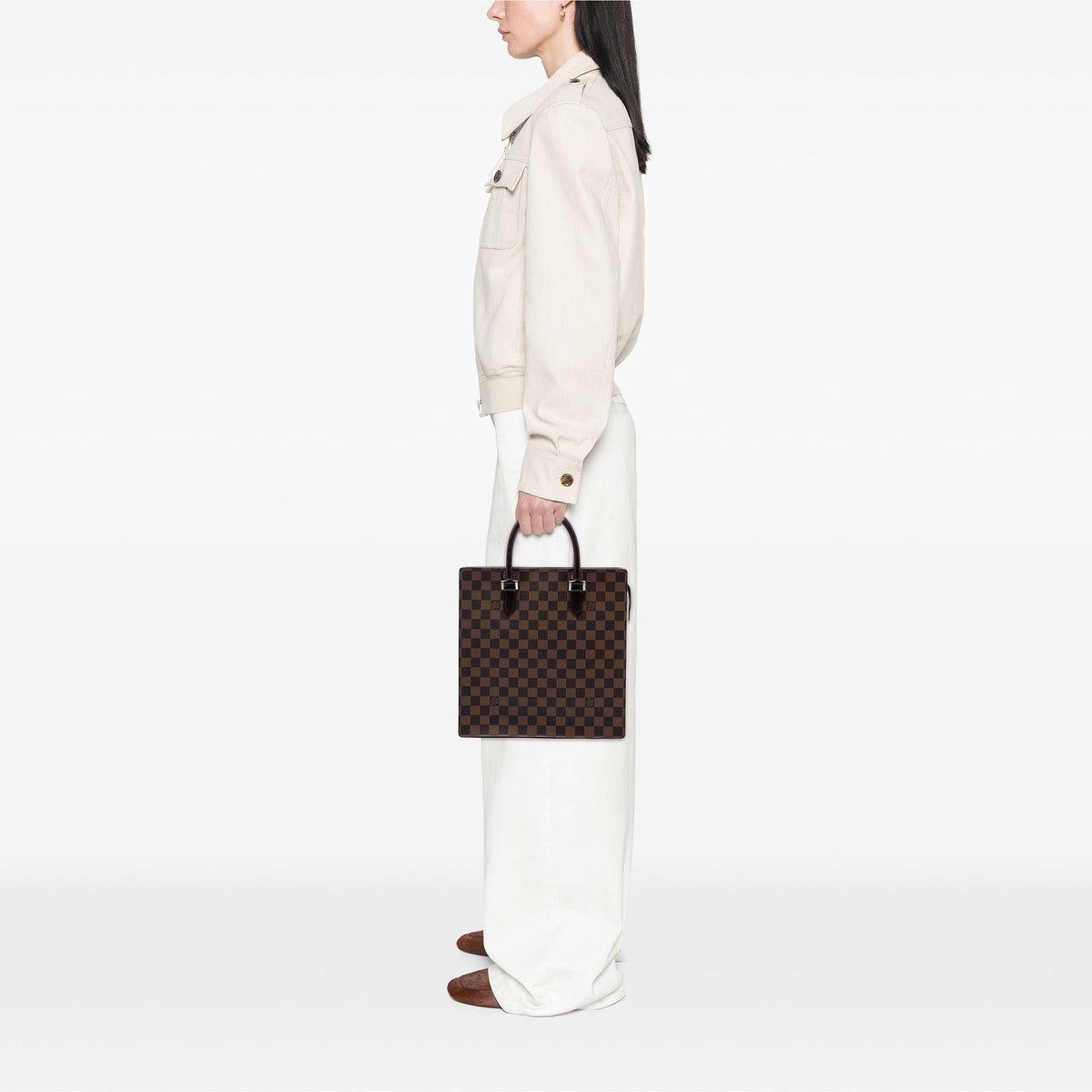 Louis Vuitton Damier Ebene Venice Sac Plat