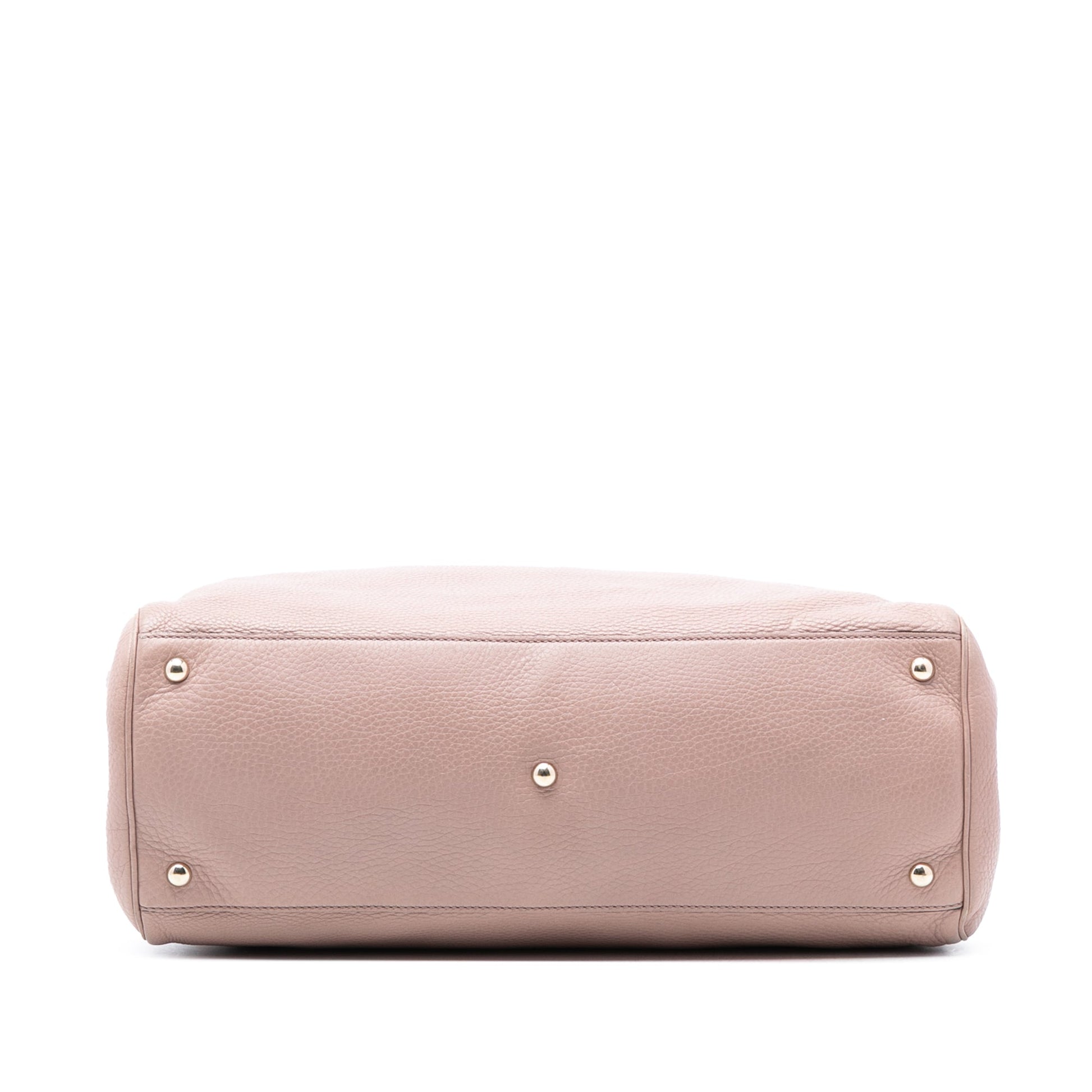 Gucci Large Calfskin Bamboo Shopper Satchel