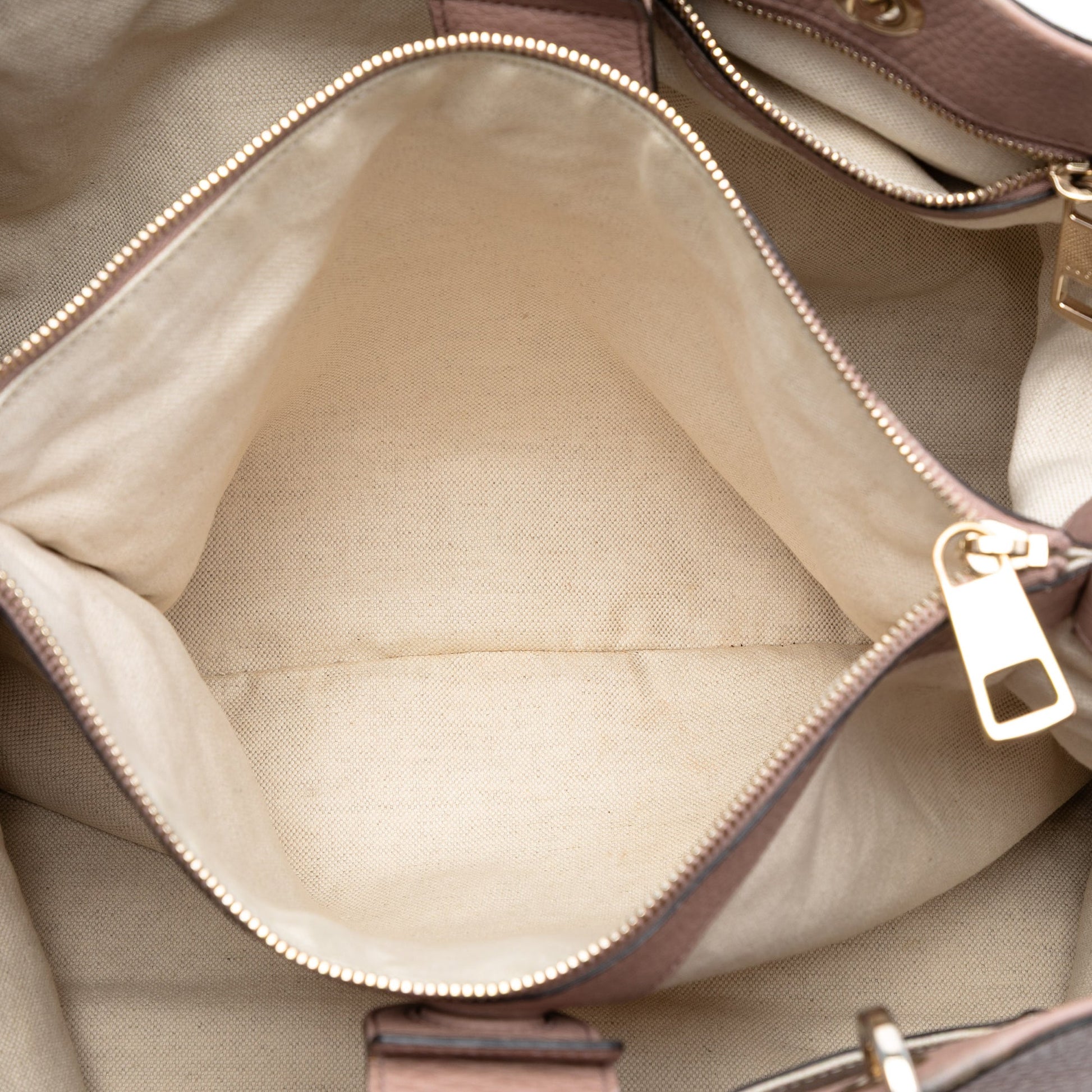 Gucci Large Calfskin Bamboo Shopper Satchel