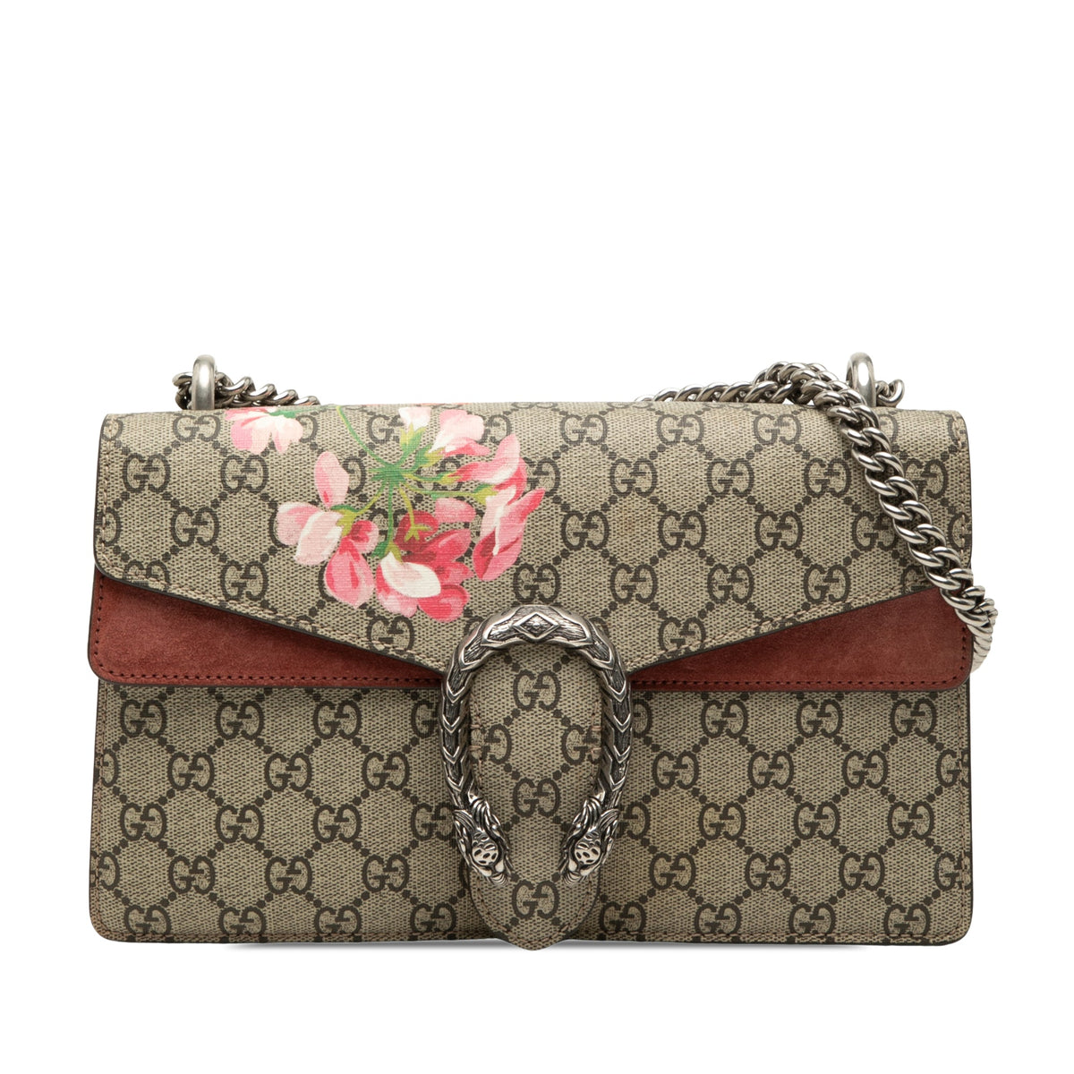 Gucci Medium GG Supreme Blooms Dionysus Shoulder Bag