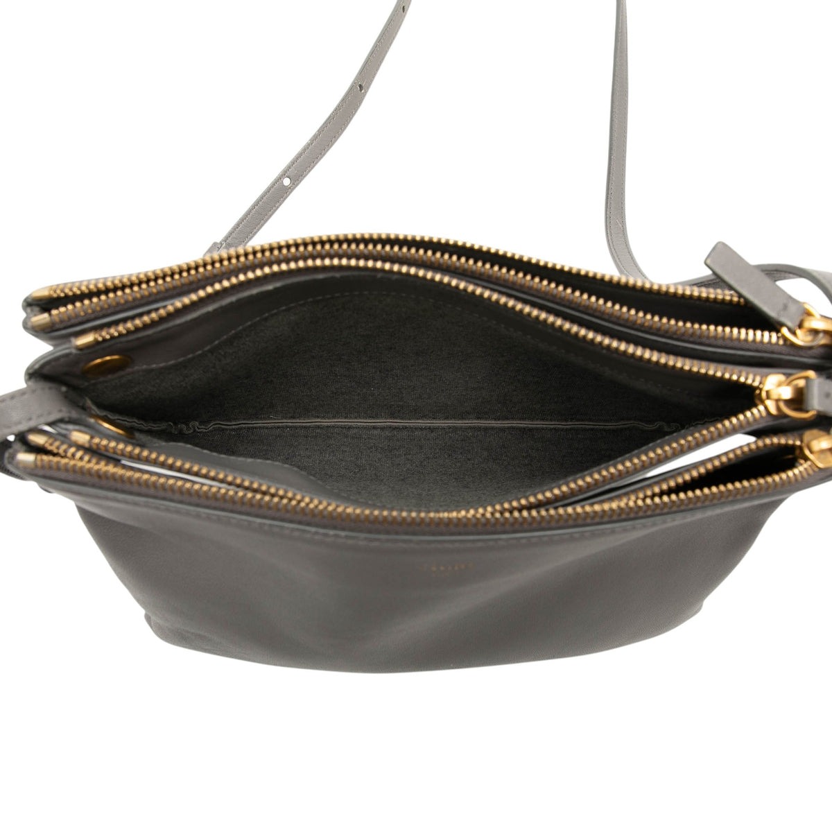 Celine Large Lambskin Trio Crossbody