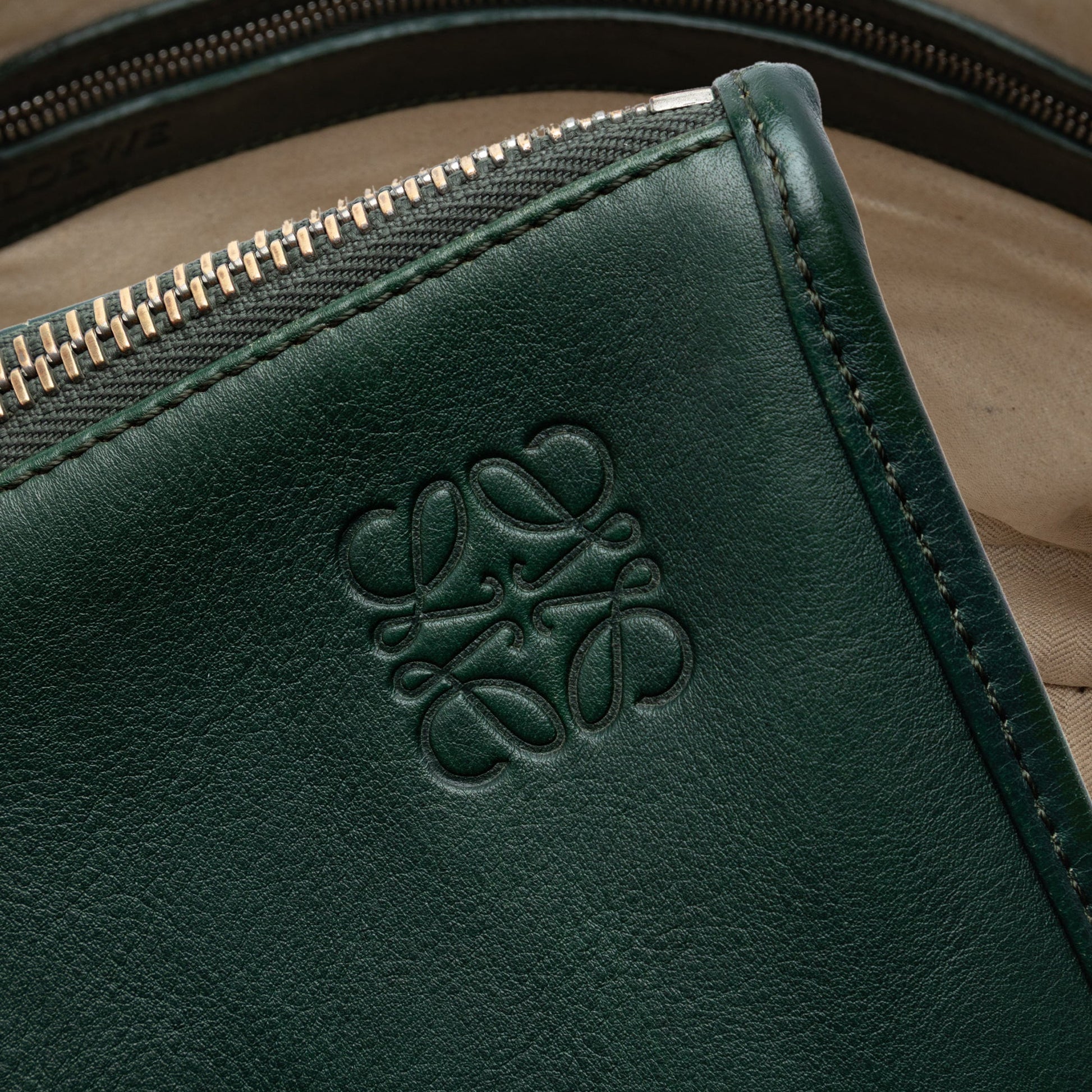 LOEWE Leather Anagram Toledo Briefcase