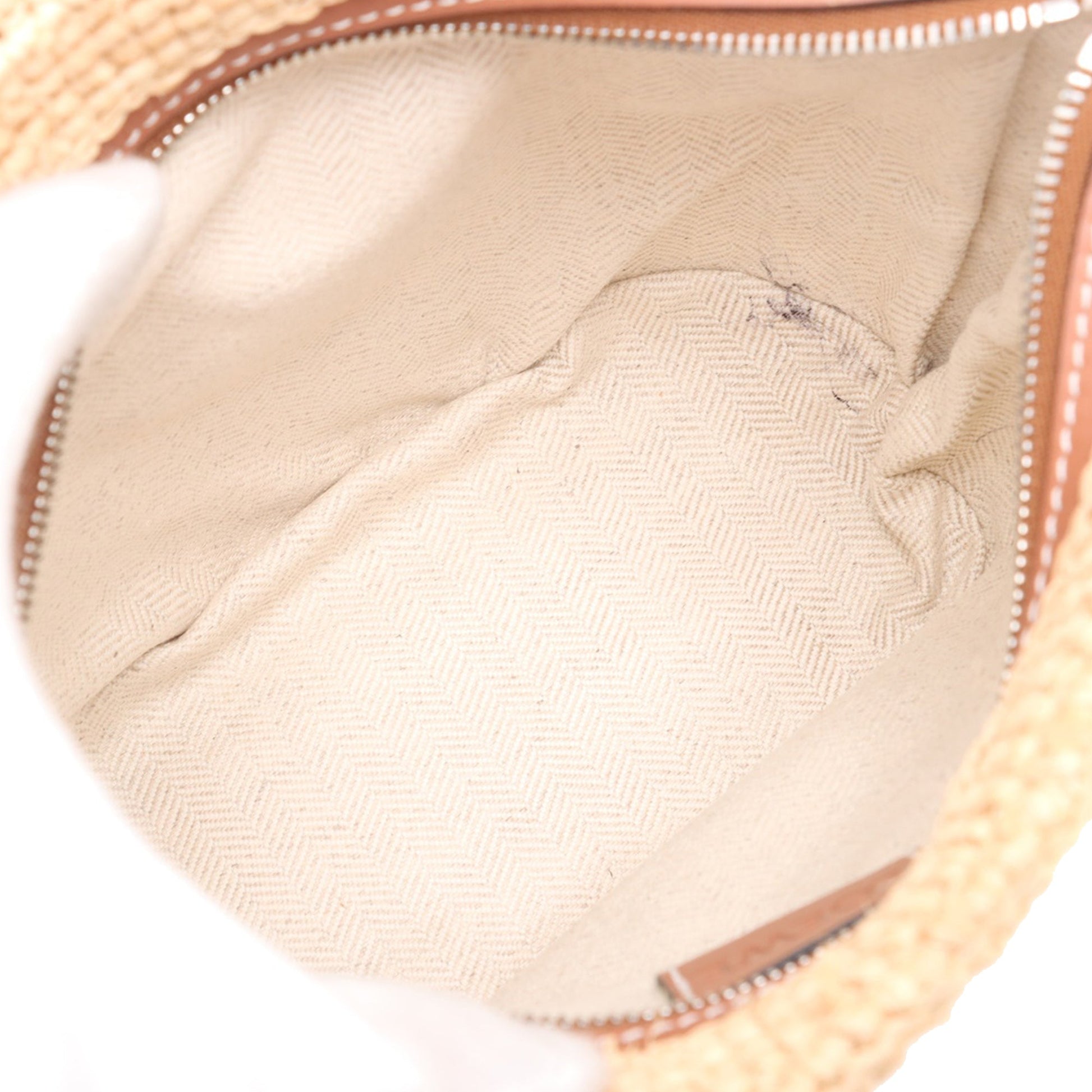 LOEWE Paulas Ibiza Anagram Raffia Pochette Crossbody