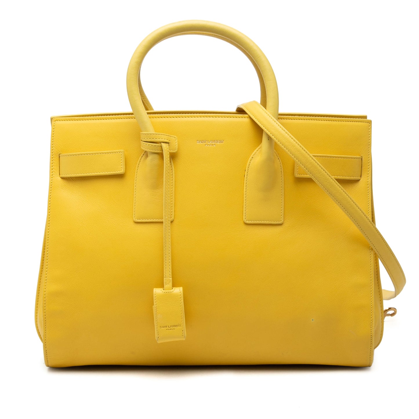 Saint Laurent Small Leather Sac De Jour Satchel