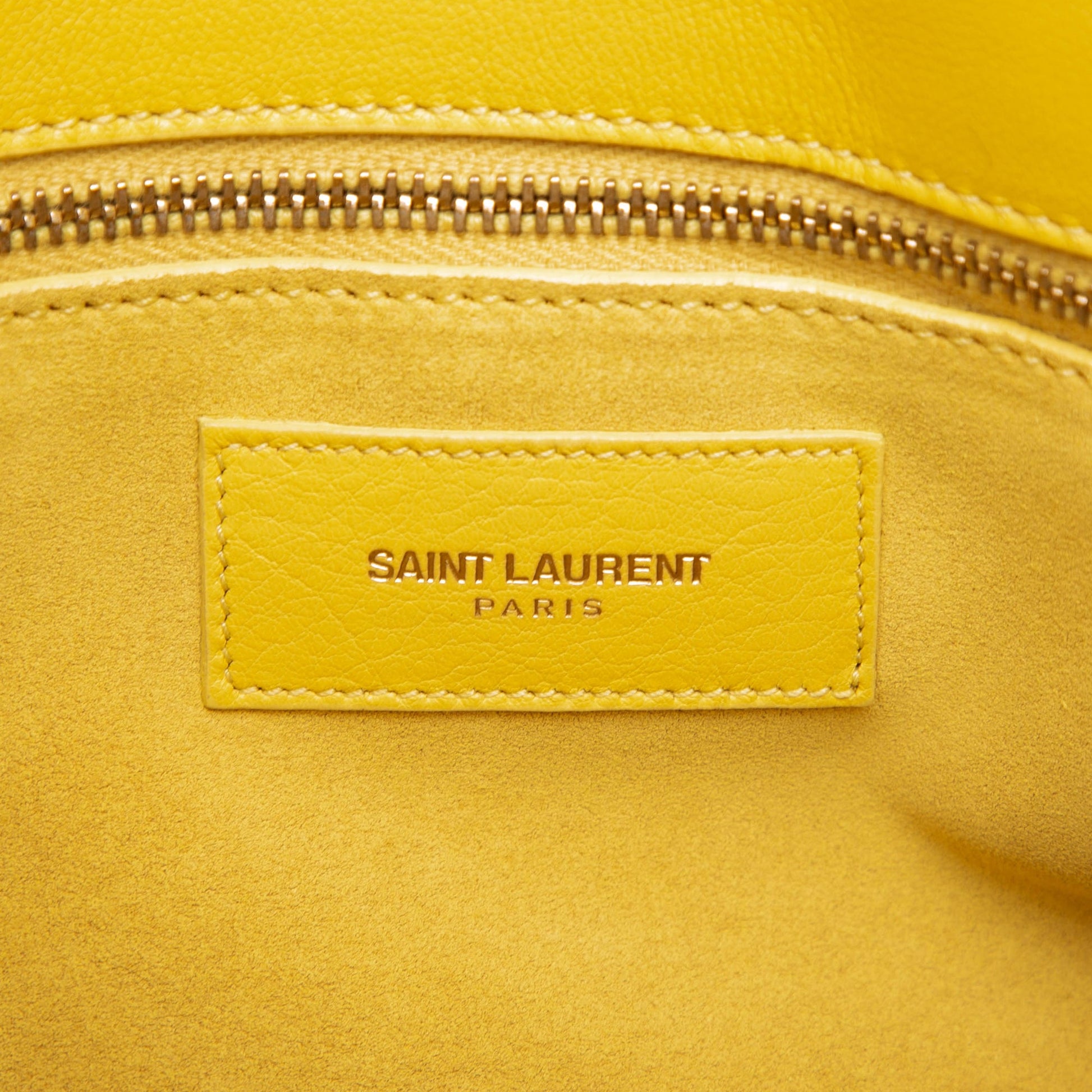 Saint Laurent Small Leather Sac De Jour Satchel