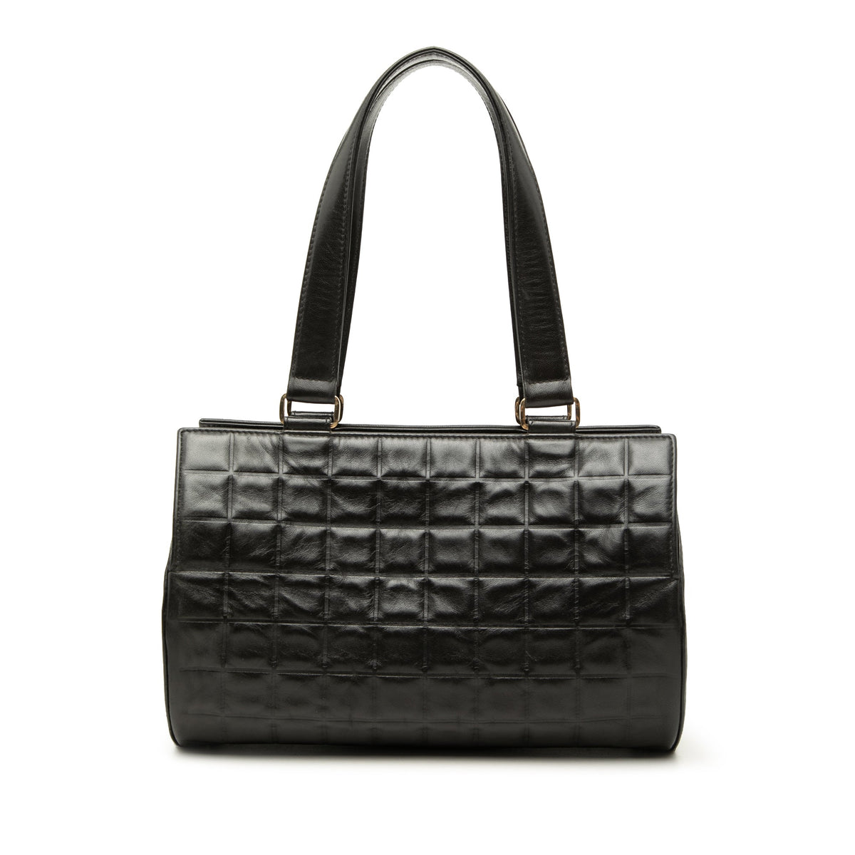 Chanel Chocolate Bar Lambskin Barrel Shoulder Bag