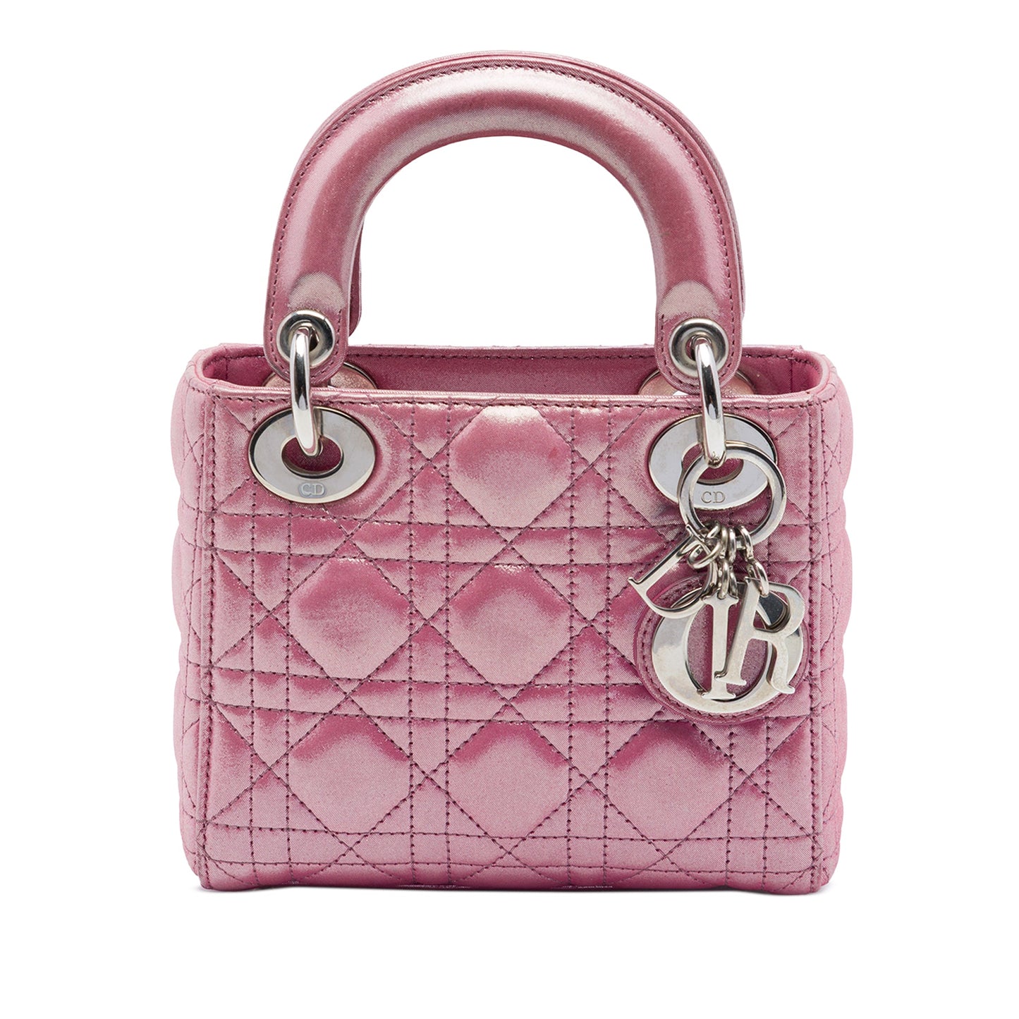 Dior Mini Iridescent Lambskin Cannage Lady Dior