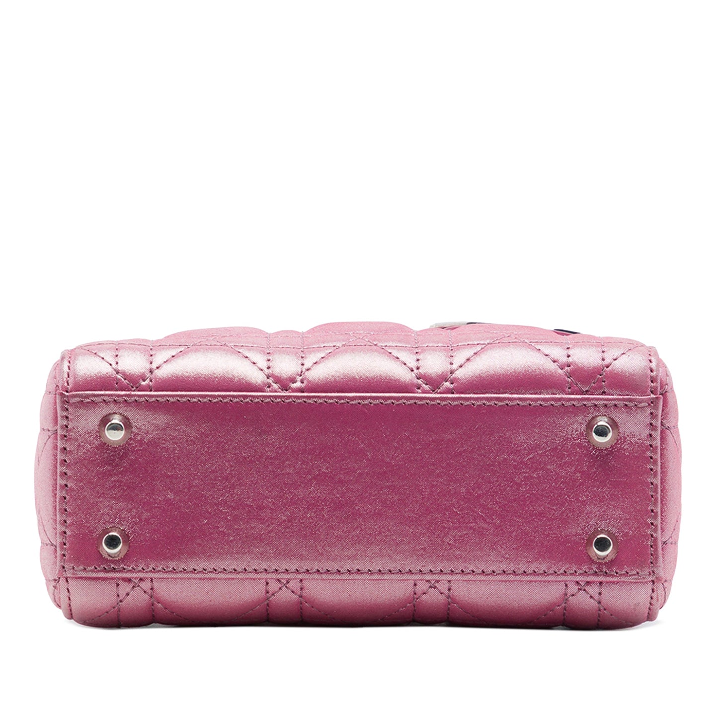 Dior Mini Iridescent Lambskin Cannage Lady Dior