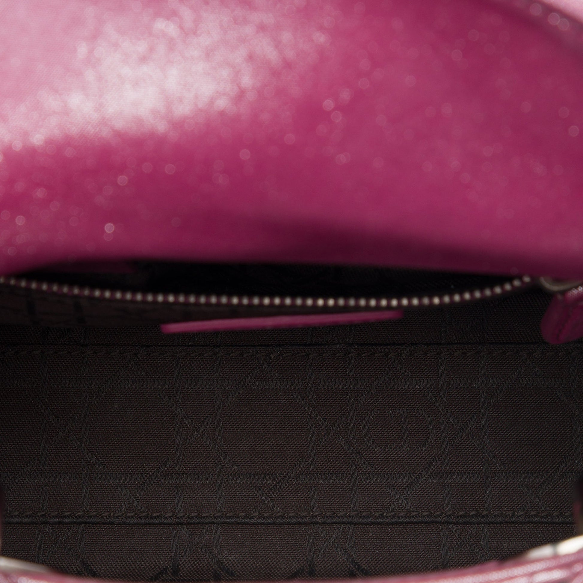 Dior Mini Iridescent Lambskin Cannage Lady Dior