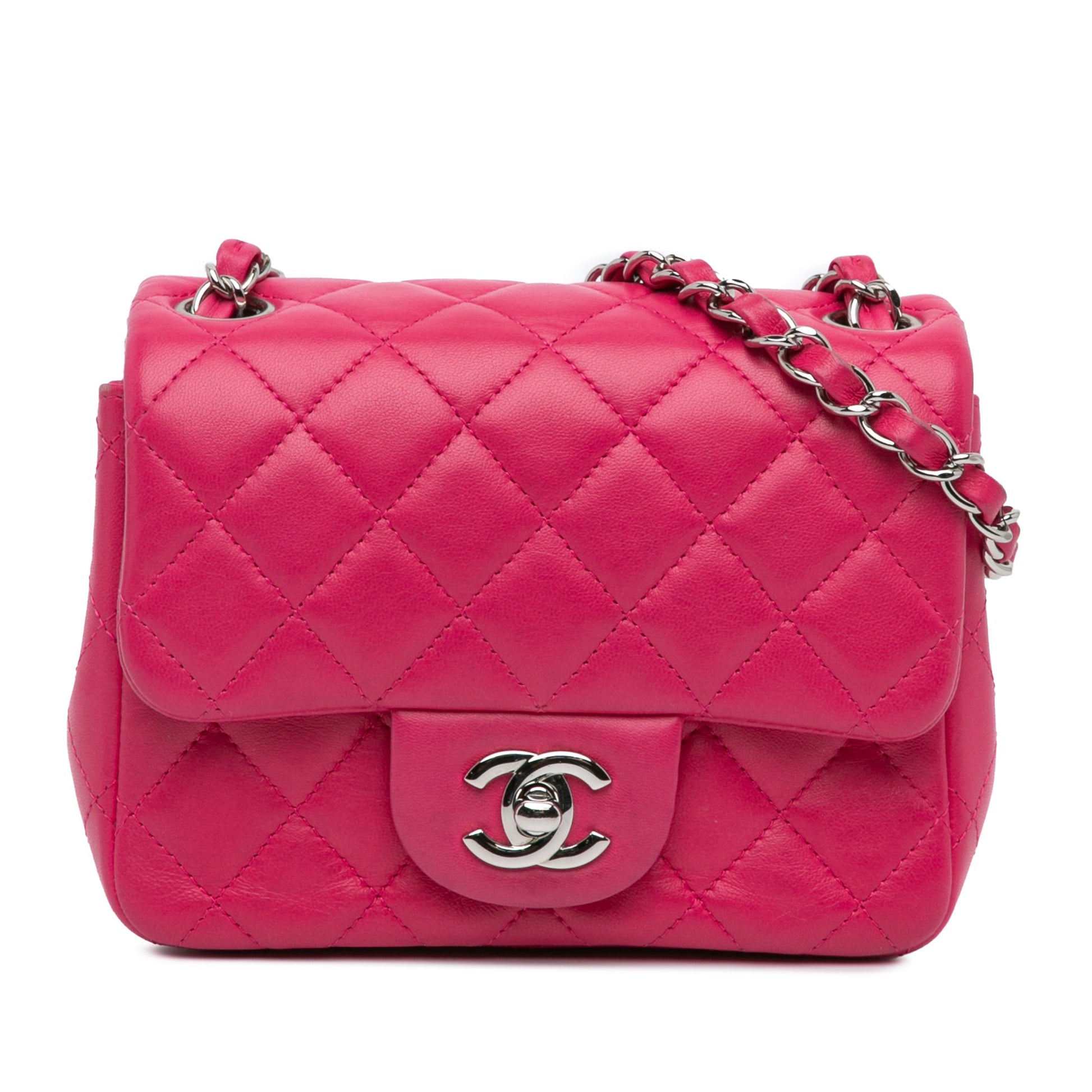 Chanel Mini Square Classic Lambskin Single Flap