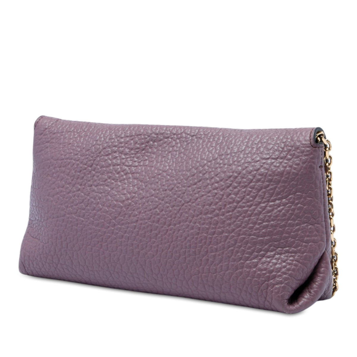 Burberry Medium Grained Calfskin Mildenhall Crossbody — Purple
