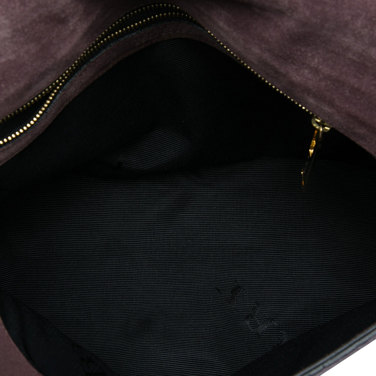 Burberry Medium Grained Calfskin Mildenhall Crossbody — Purple