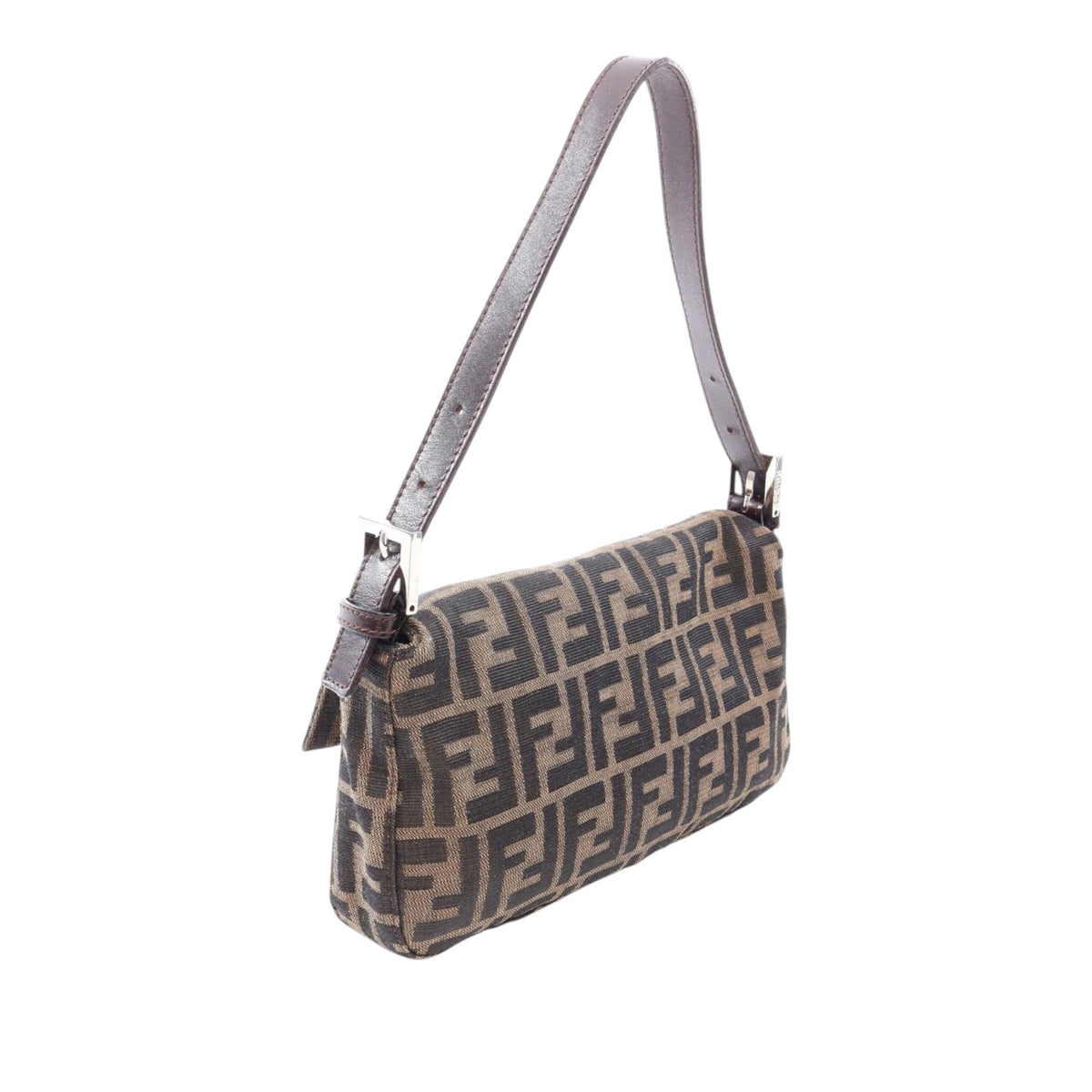 Fendi Zucca Canvas Shoulder Bag