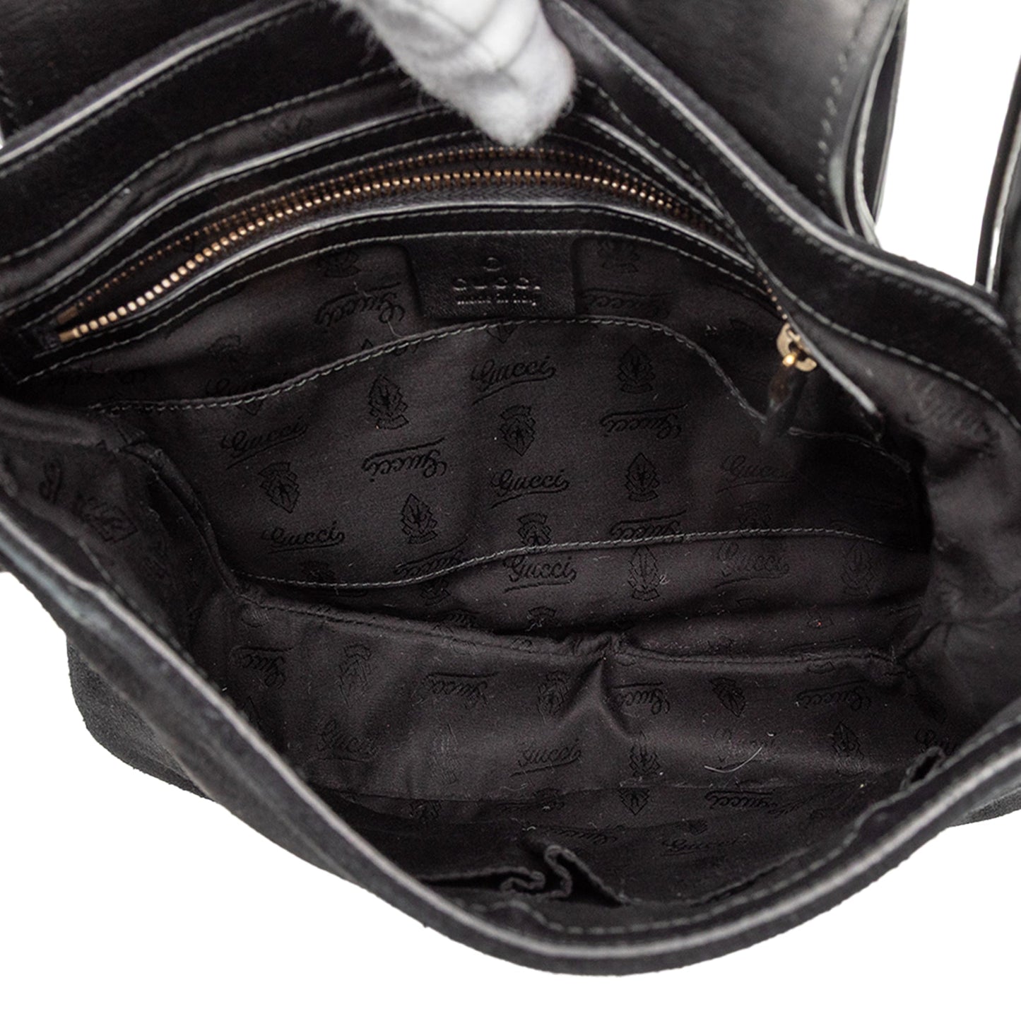Gucci Suede 1973 Shoulder Bag