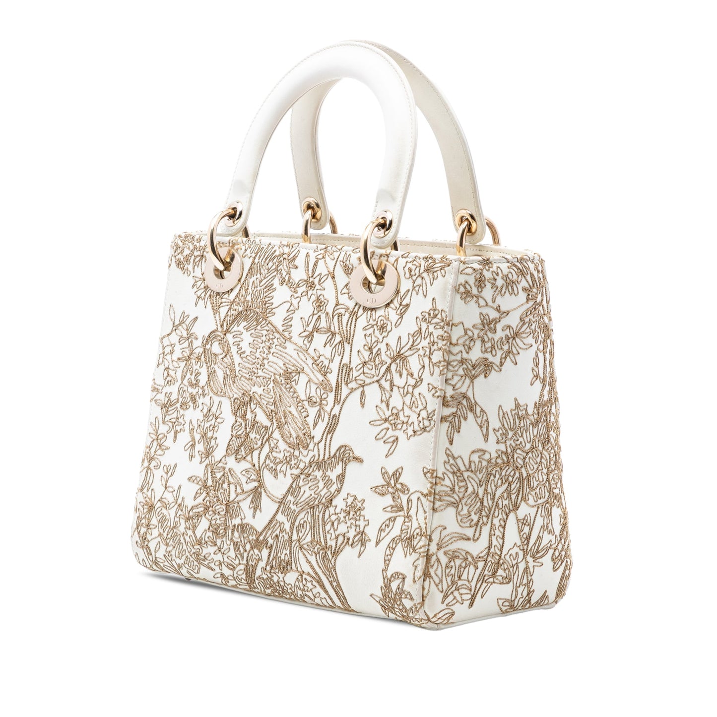 Dior Medium Calfskin Embroidered Jardin D Hiver Lady Dior