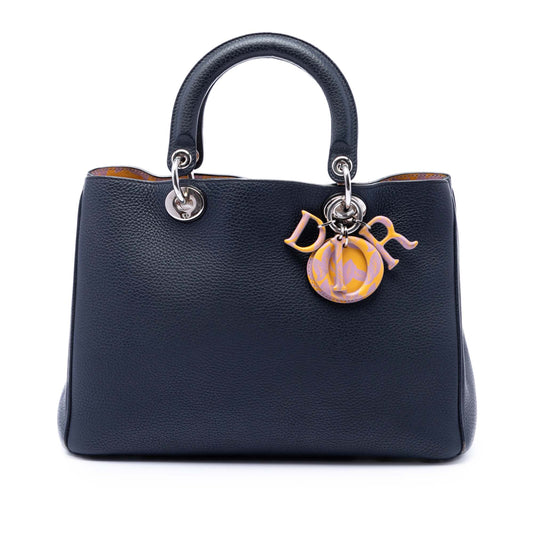Dior Medium Leather Diorissimo Satchel