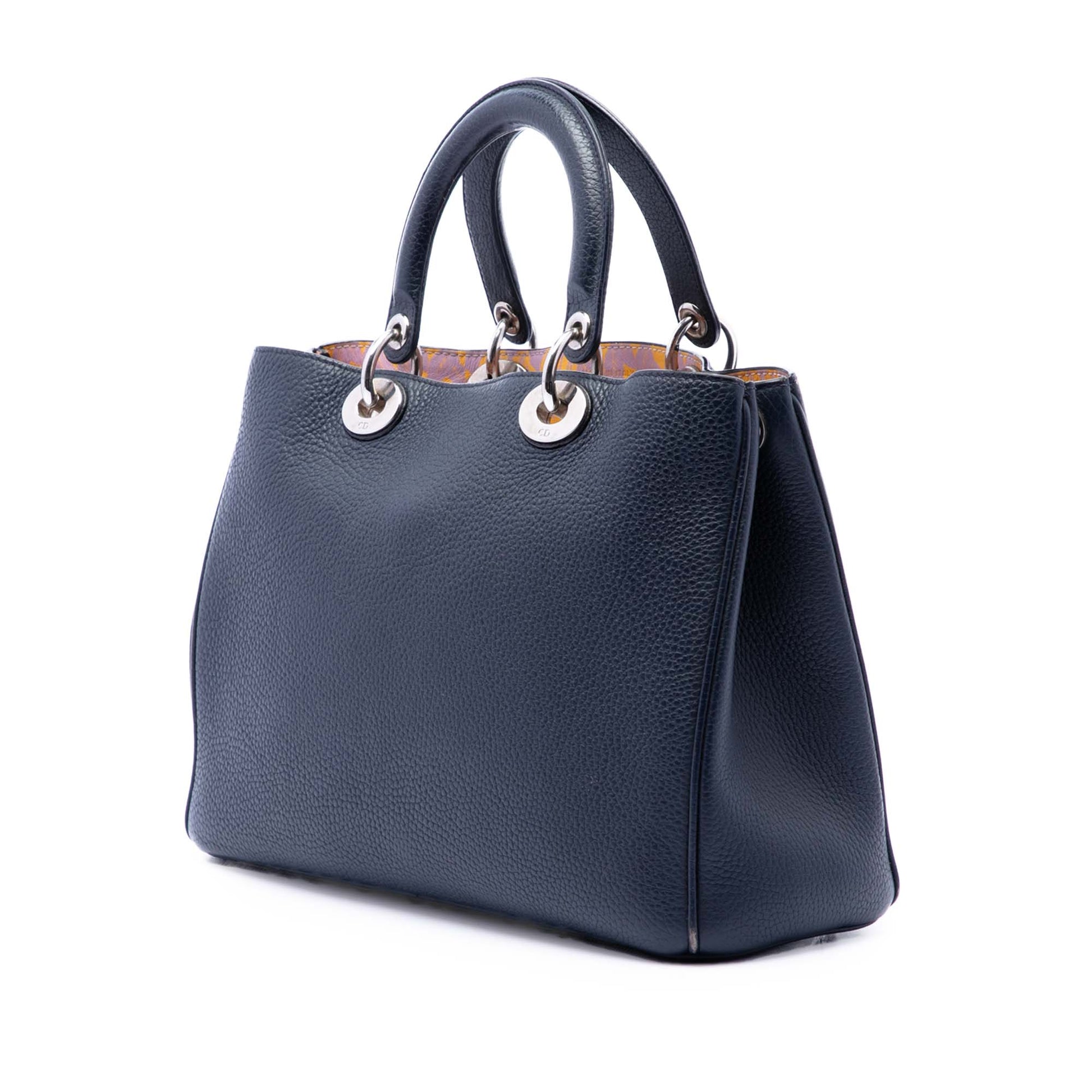 Dior Medium Leather Diorissimo Satchel