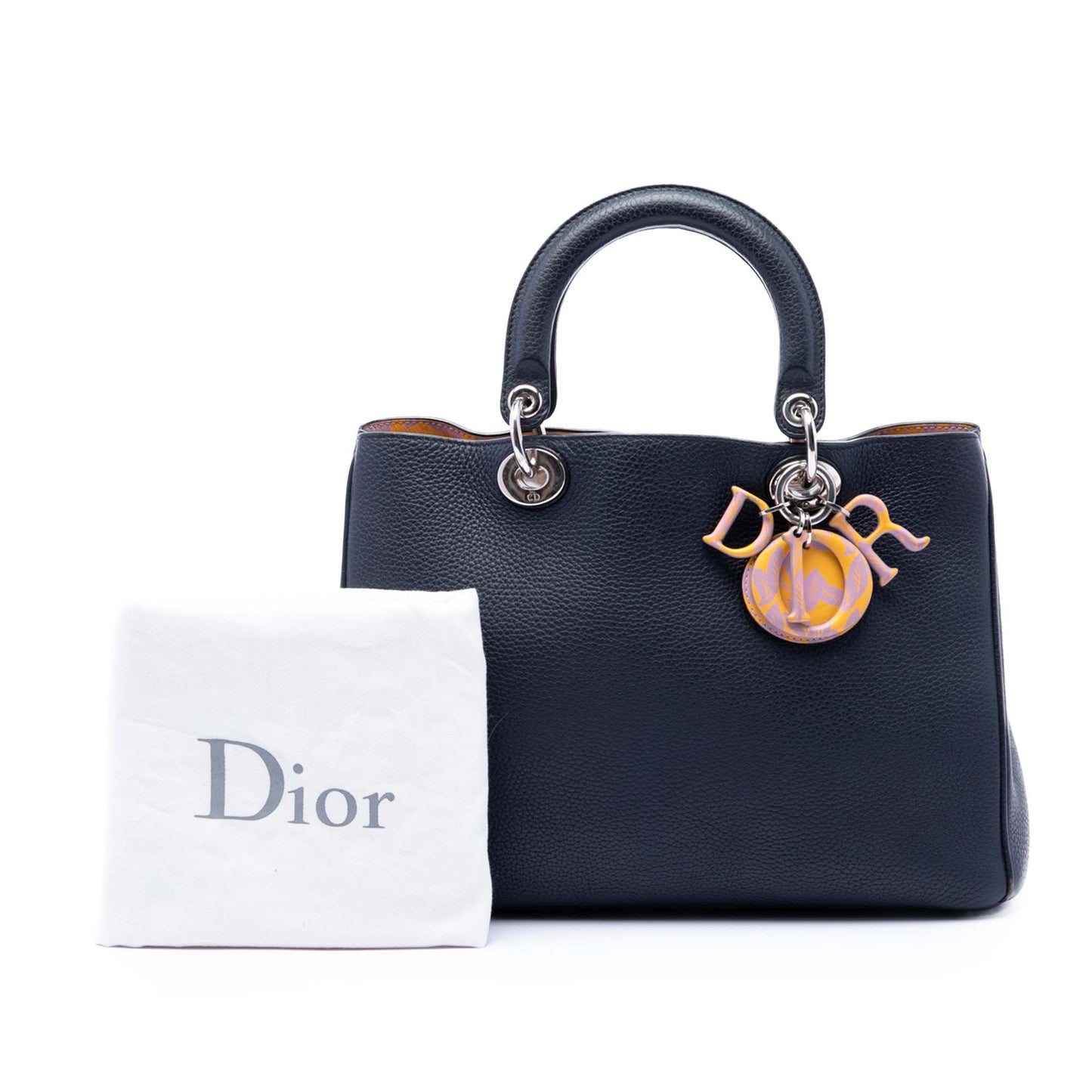 Dior Medium Leather Diorissimo Satchel