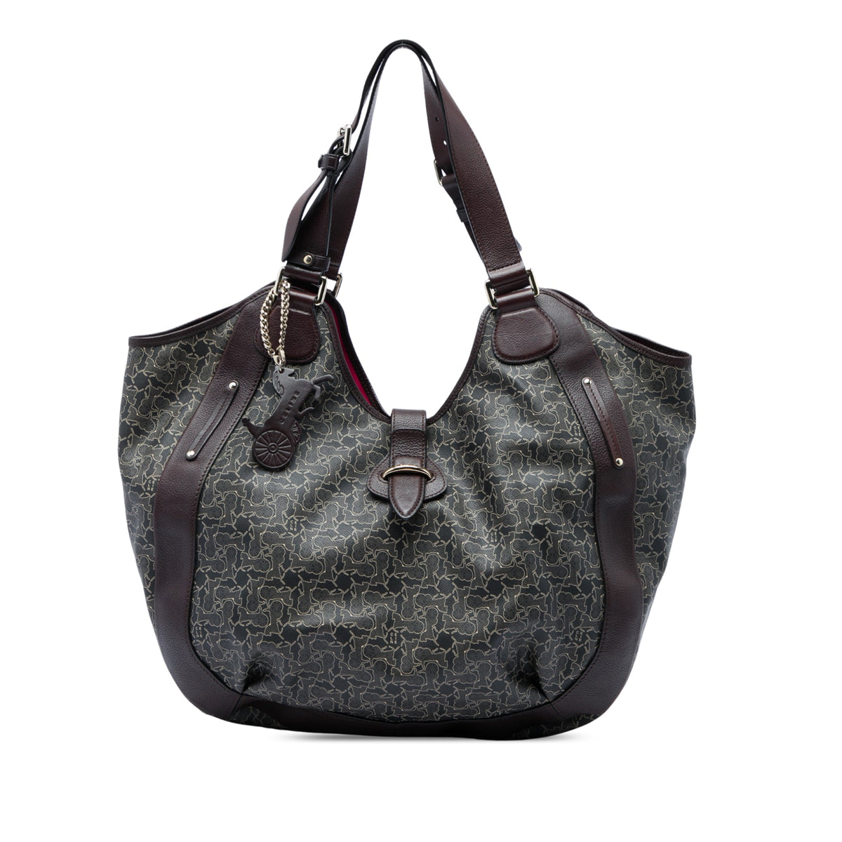 Celine Horse Carriage Coated Canvas Tote