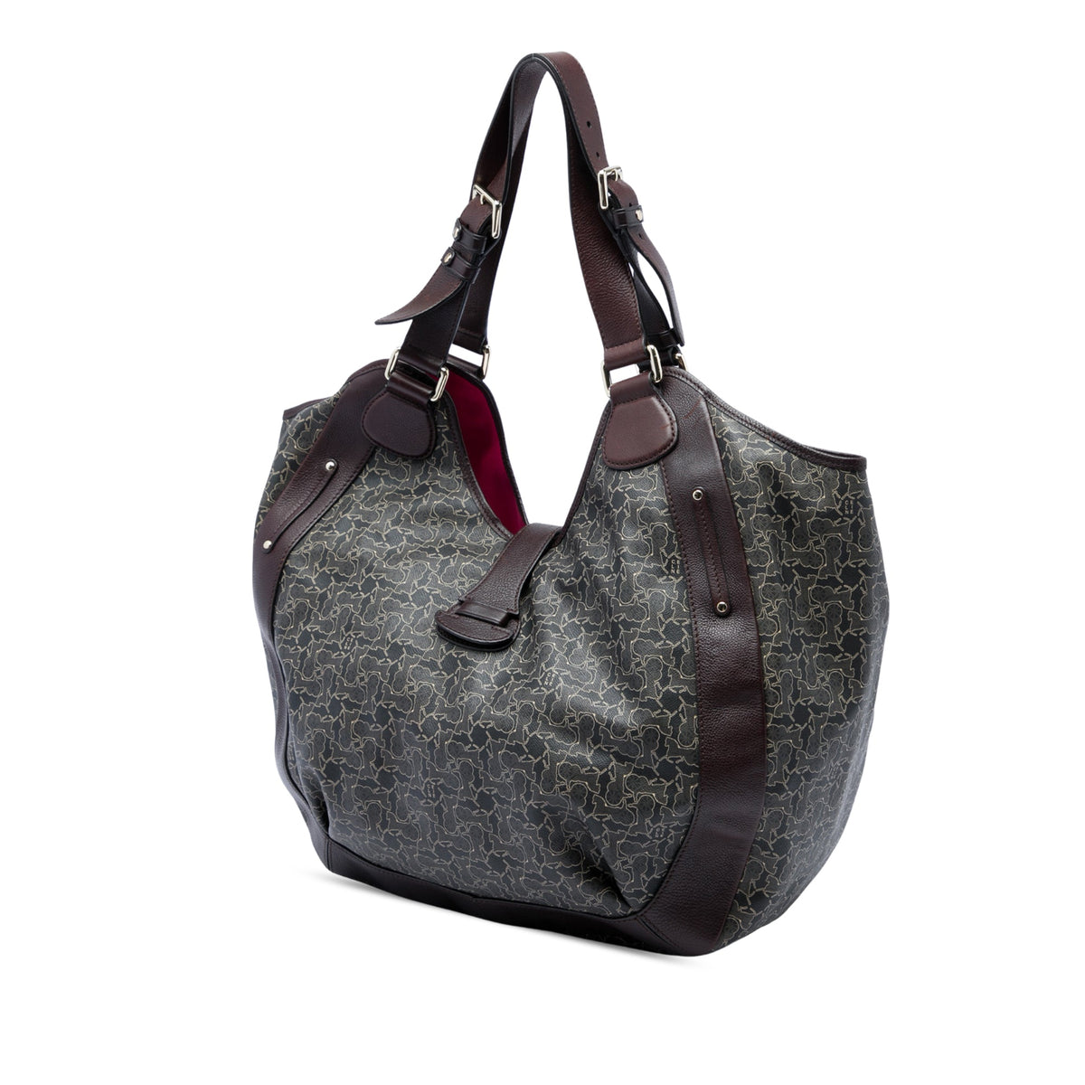 Celine Horse Carriage Coated Canvas Tote