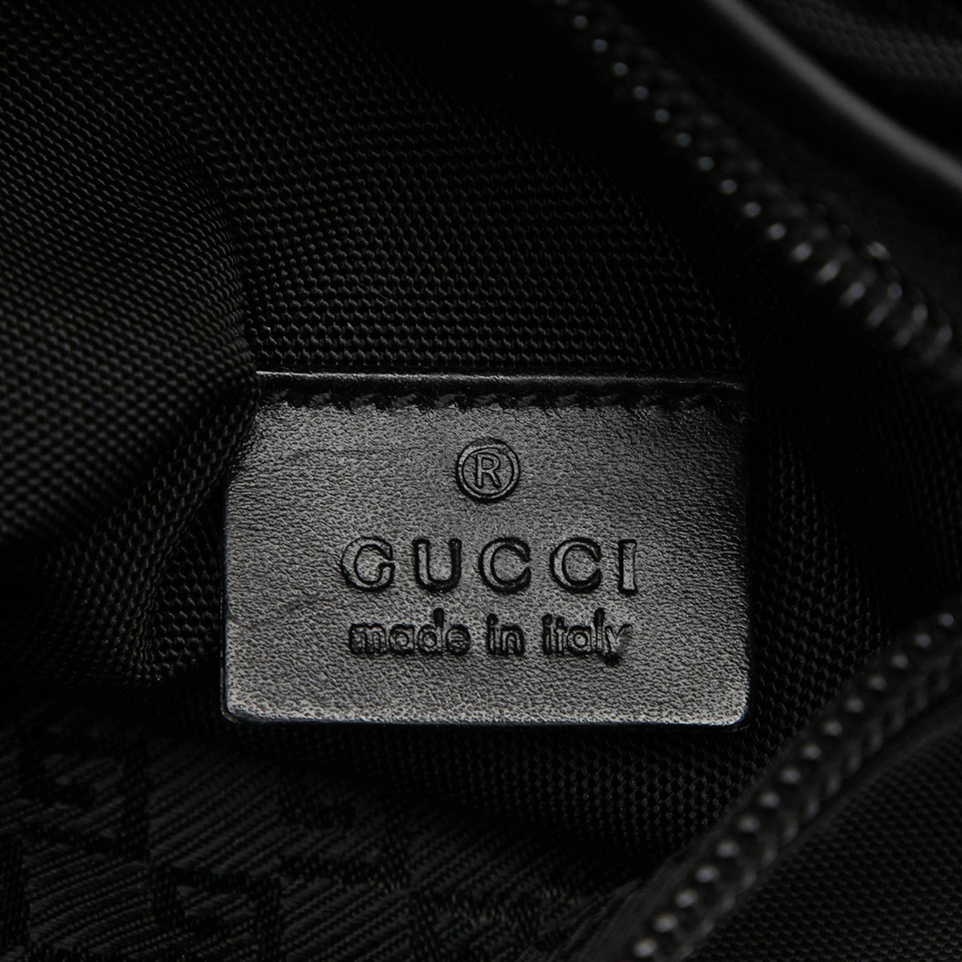 Gucci Nylon Double Pocket Belt Bag