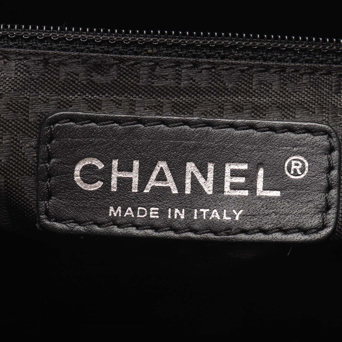 Chanel Choco Bar Caviar East West Bowler Bag