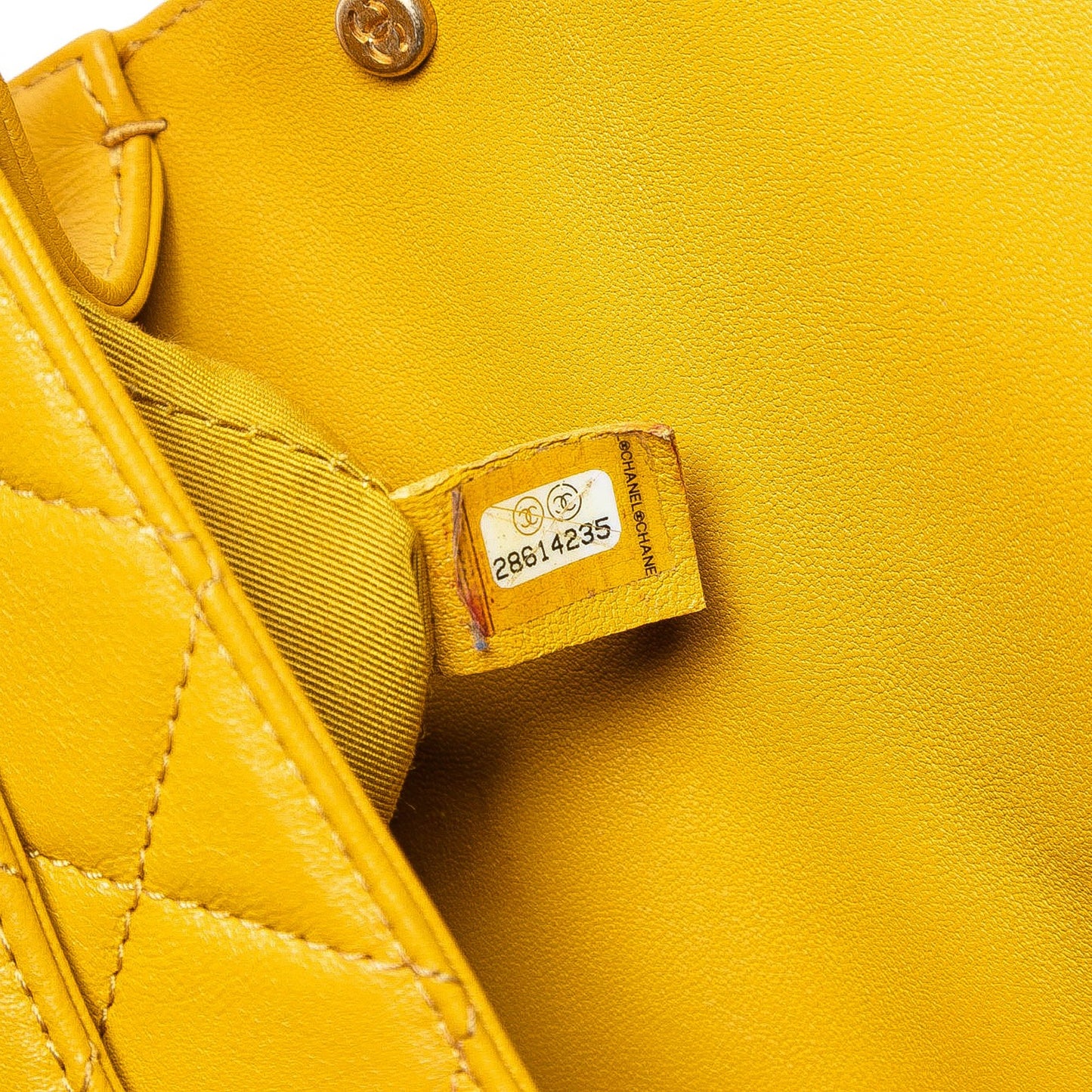 Chanel Small Quilted Lambskin Chain Infinity Top Handle Bag