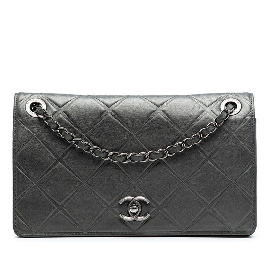 Medium Embossed Calfskin Propeller Flap