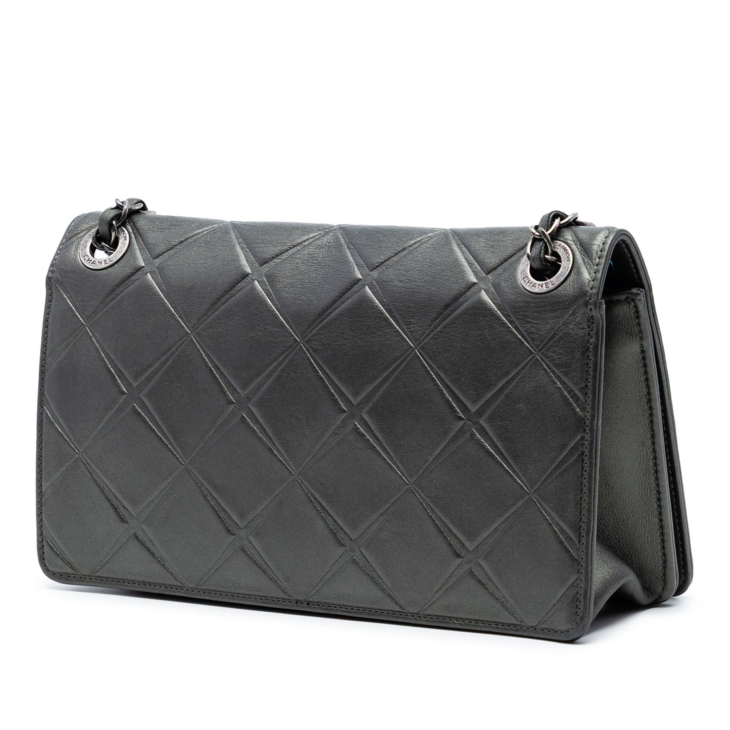 Medium Embossed Calfskin Propeller Flap