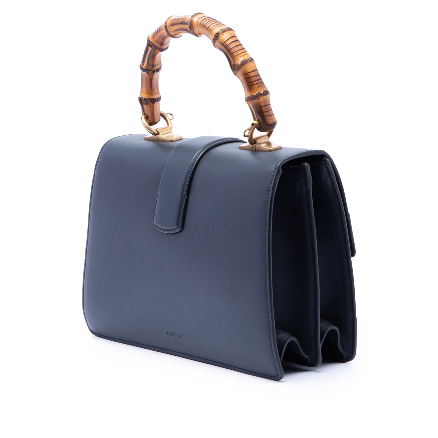 Gucci Medium Leather Bamboo Dionysus Web Satchel