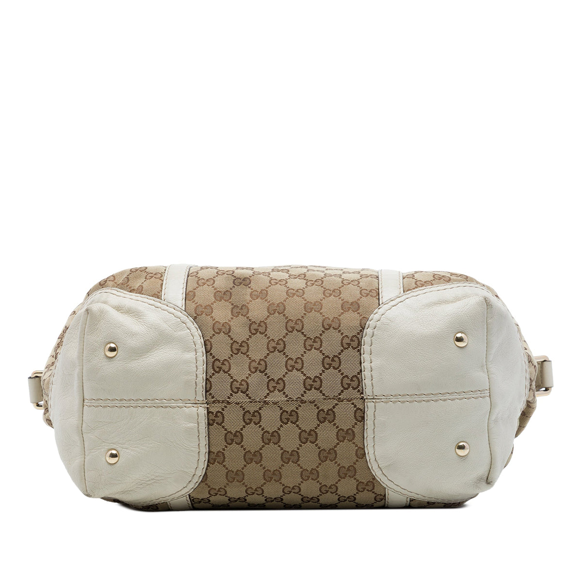 Gucci GG Canvas Horsebit Nail Boston Bag