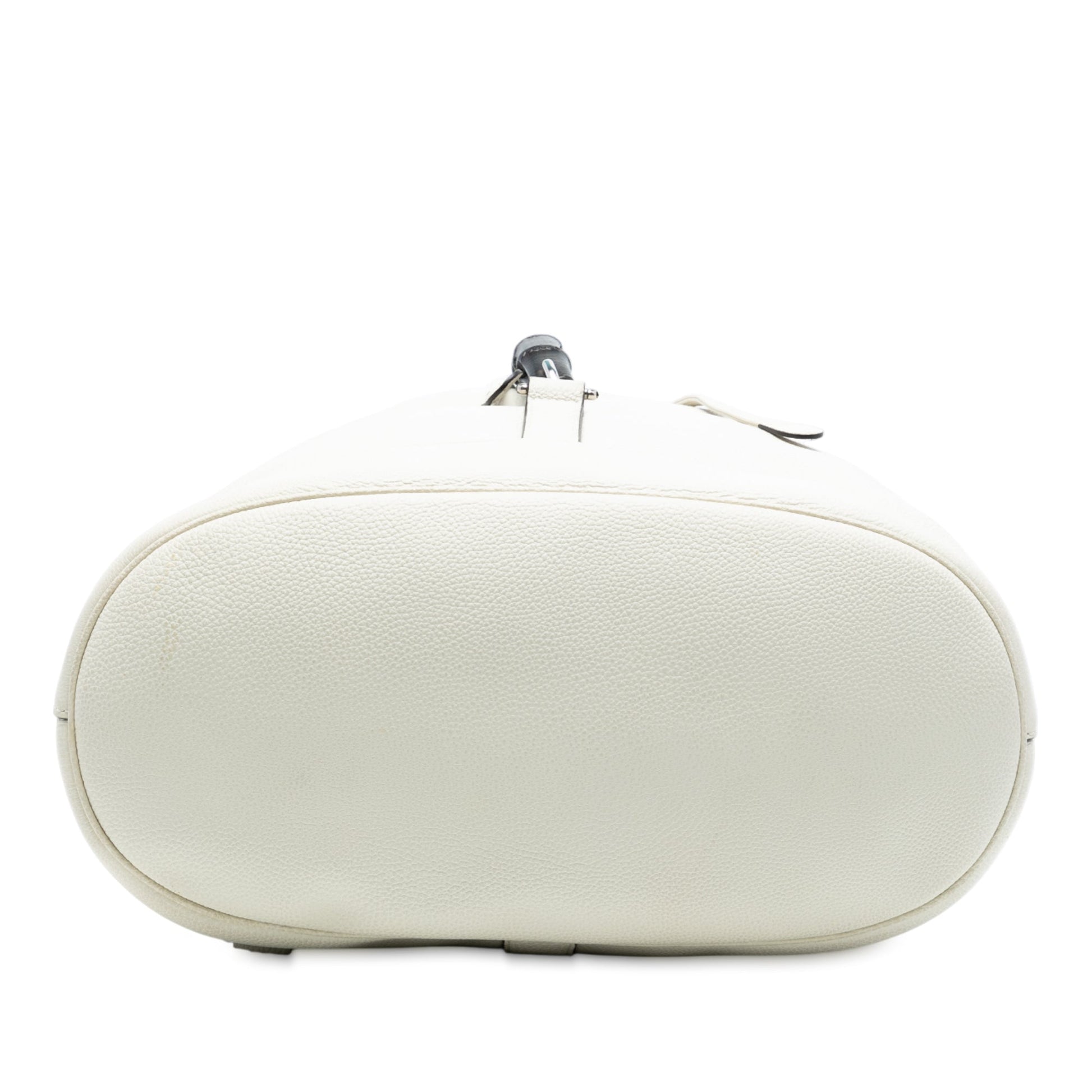 Gucci Leather Bamboo Drawstring Backpack