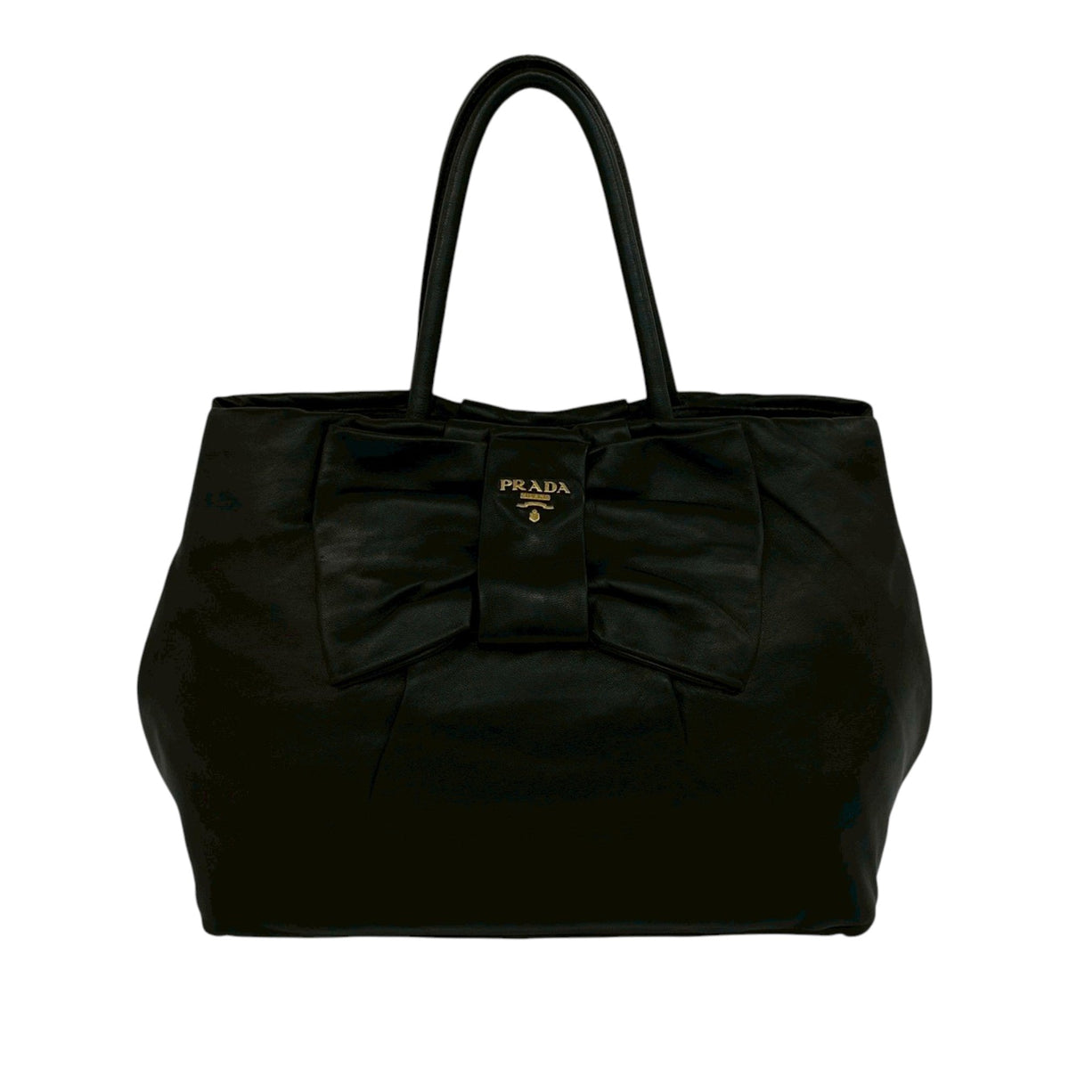 Prada Nappa Fiocco Bow Tote